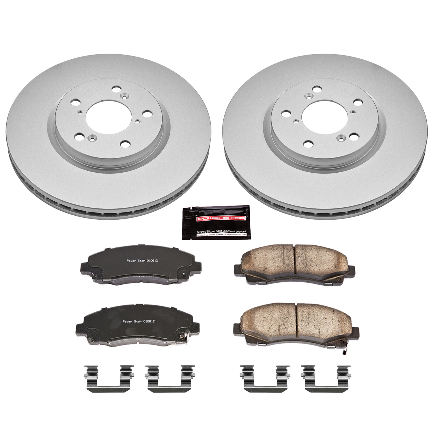 Power Stop - CRK2429 - Front - Disc Brake Pad and Rotor Kit