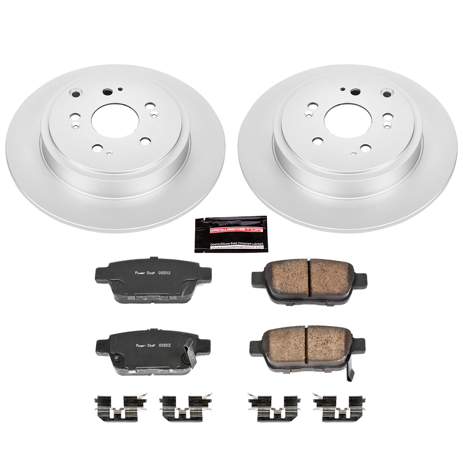 Power Stop - CRK2431 - Rear - Disc Brake Pad and Rotor Kit