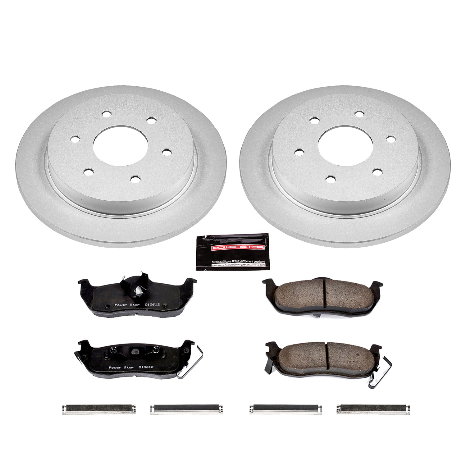 Power Stop - CRK2445 - Rear - Disc Brake Pad and Rotor Kit