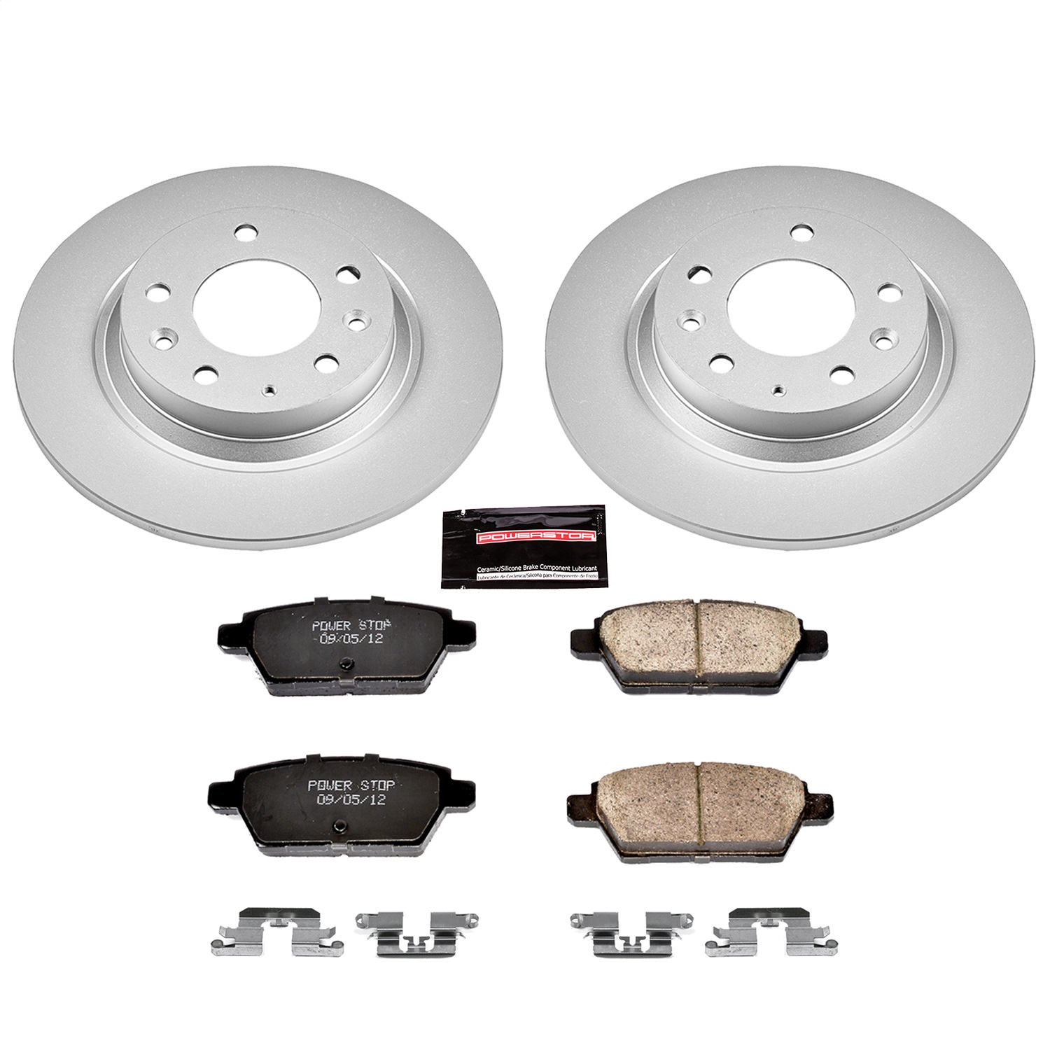Power Stop - CRK2450 - Rear - Disc Brake Pad and Rotor Kit