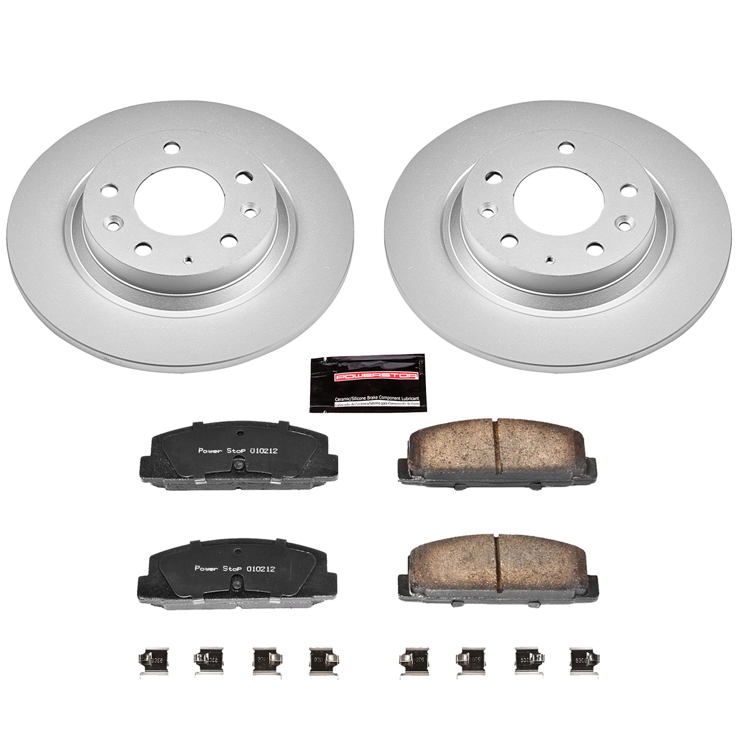 Power Stop - CRK2452 - Rear - Disc Brake Pad and Rotor Kit