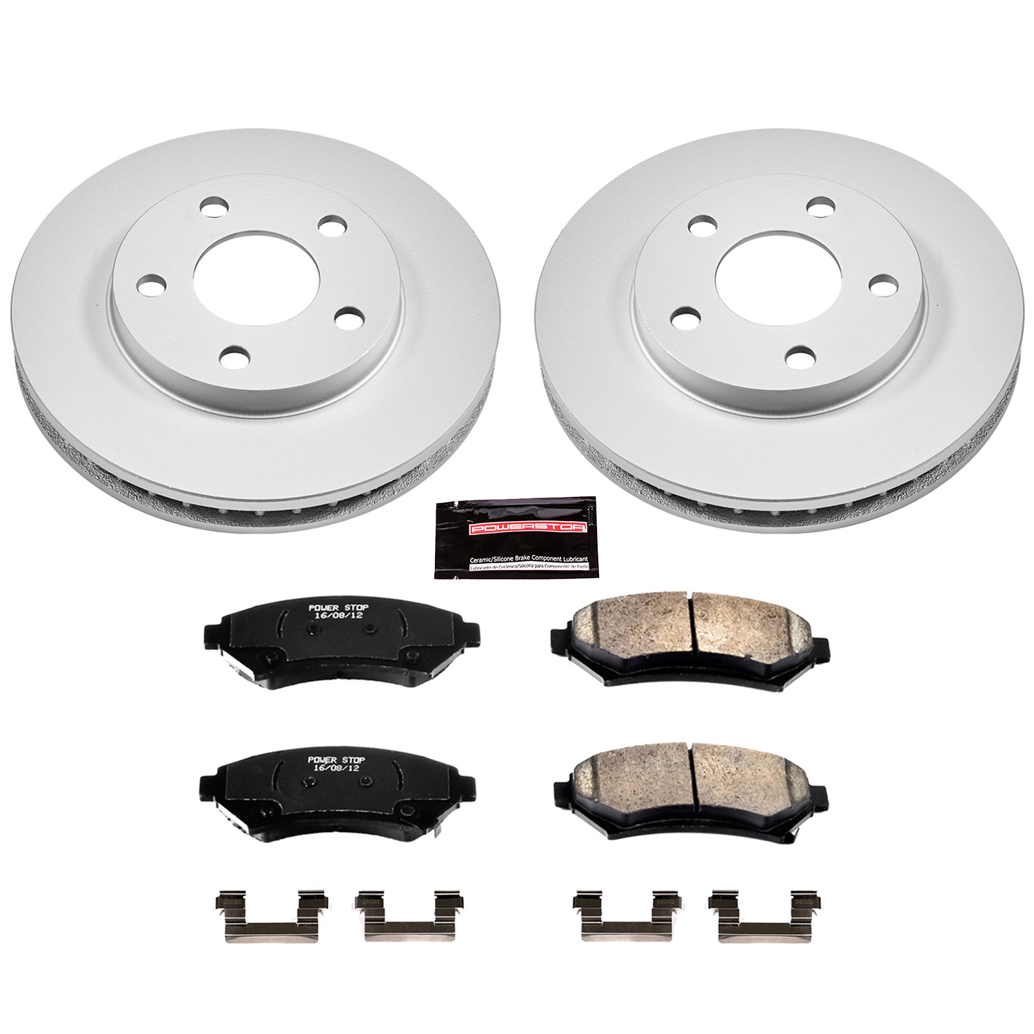 Power Stop - CRK2553 - Front - Disc Brake Pad and Rotor Kit