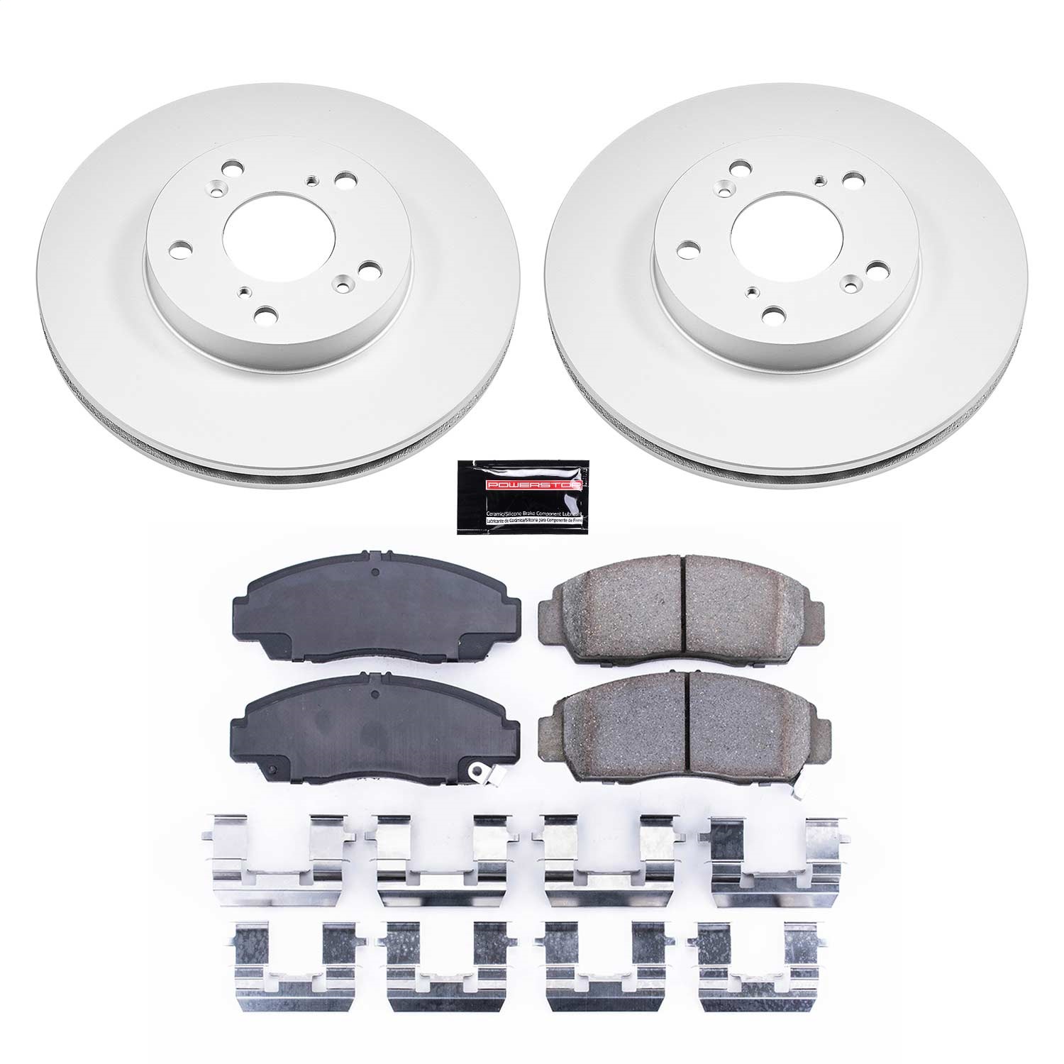 Power Stop - CRK2558 - Front - Disc Brake Pad and Rotor Kit