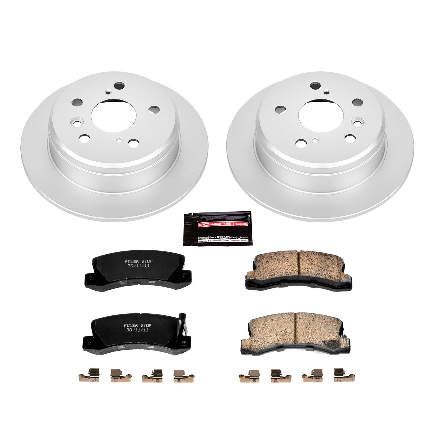Power Stop - CRK2565 - Rear - Disc Brake Pad and Rotor Kit