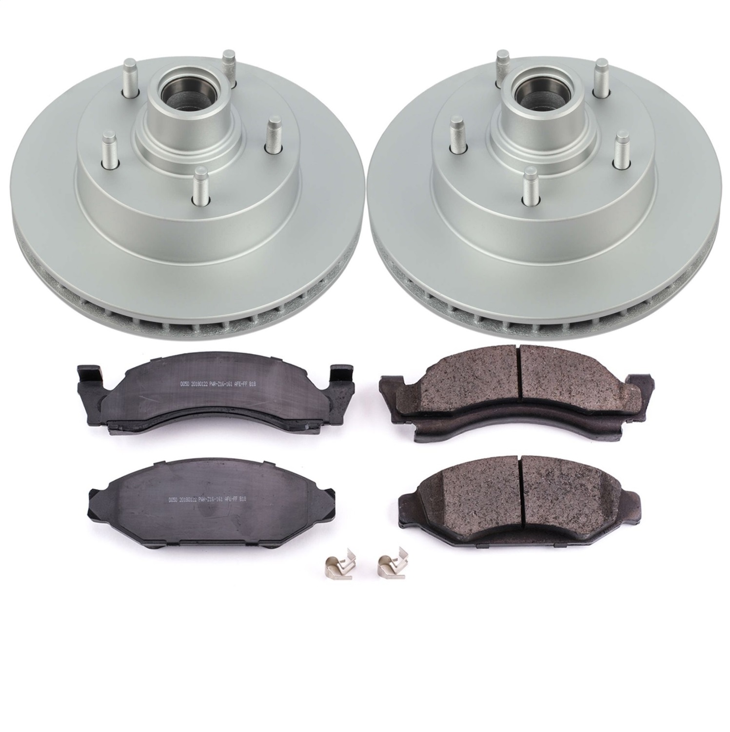 Power Stop - CRK2578 - Front - Disc Brake Pad and Rotor Kit