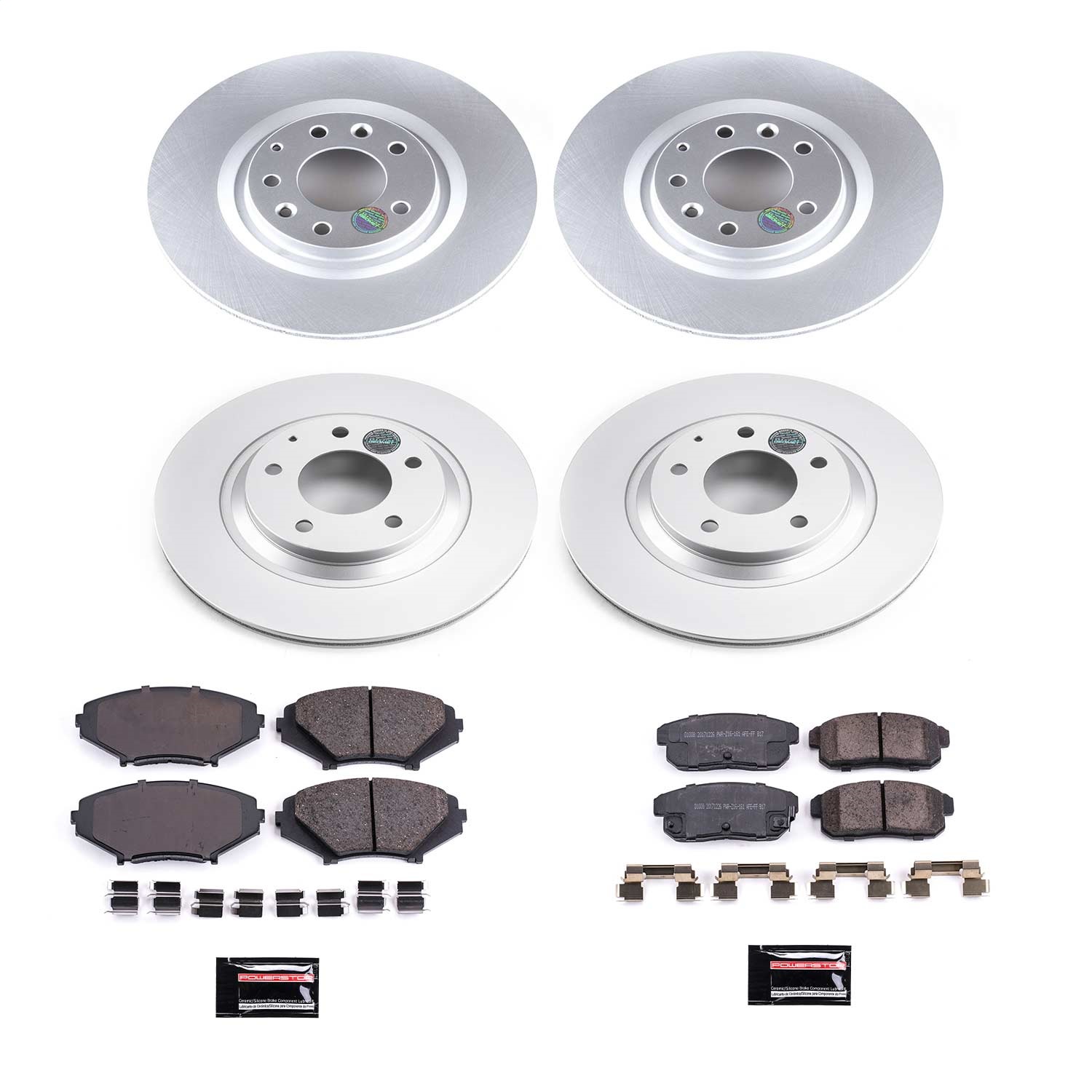 Power Stop - CRK2727 - Front and Rear - Disc Brake Pad and Rotor Kit