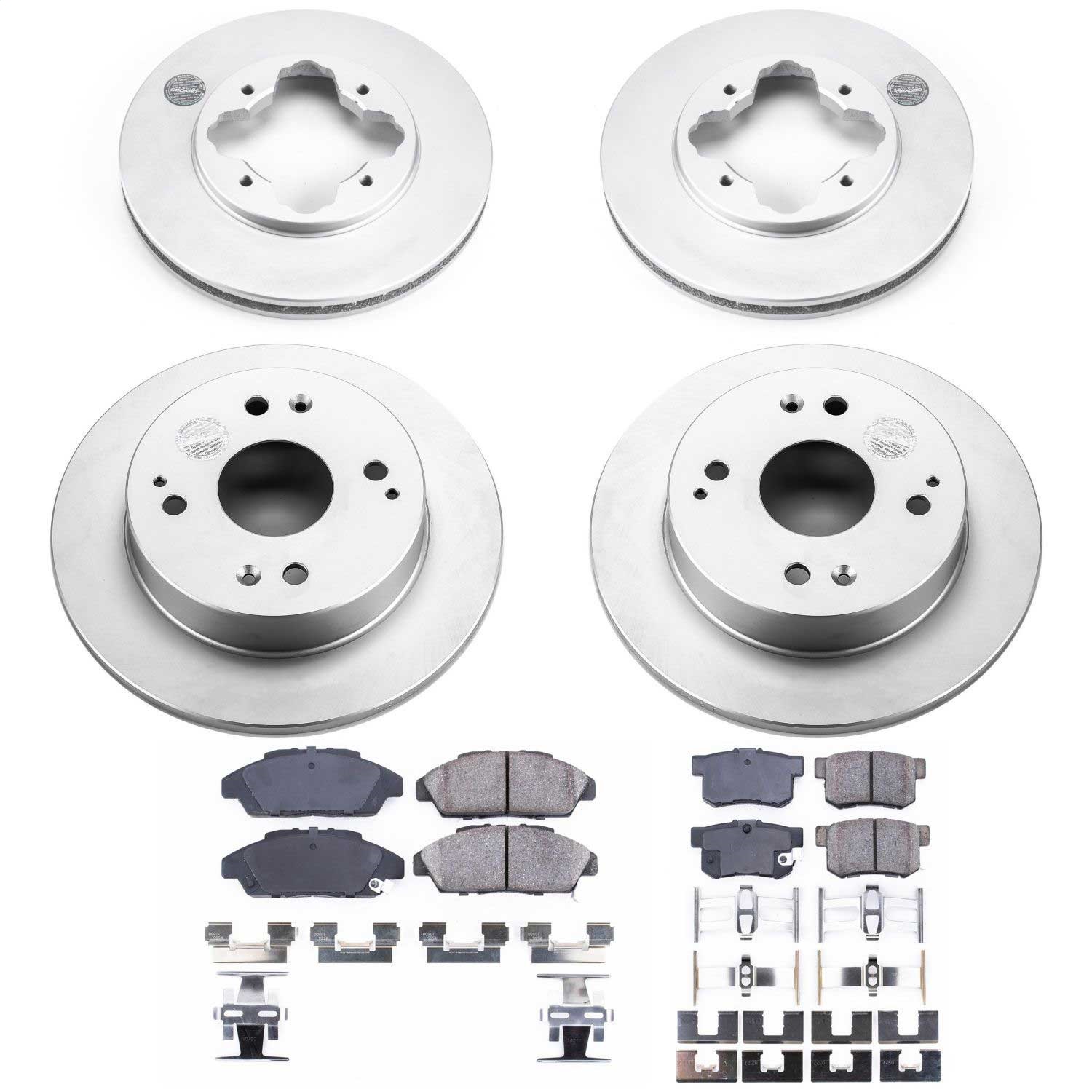 Power Stop - CRK2773 - Front and Rear - Disc Brake Pad and Rotor Kit