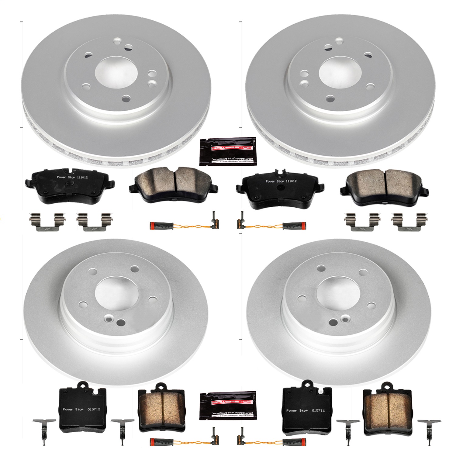 Power Stop - CRK2783 - Front and Rear - Disc Brake Pad and Rotor Kit