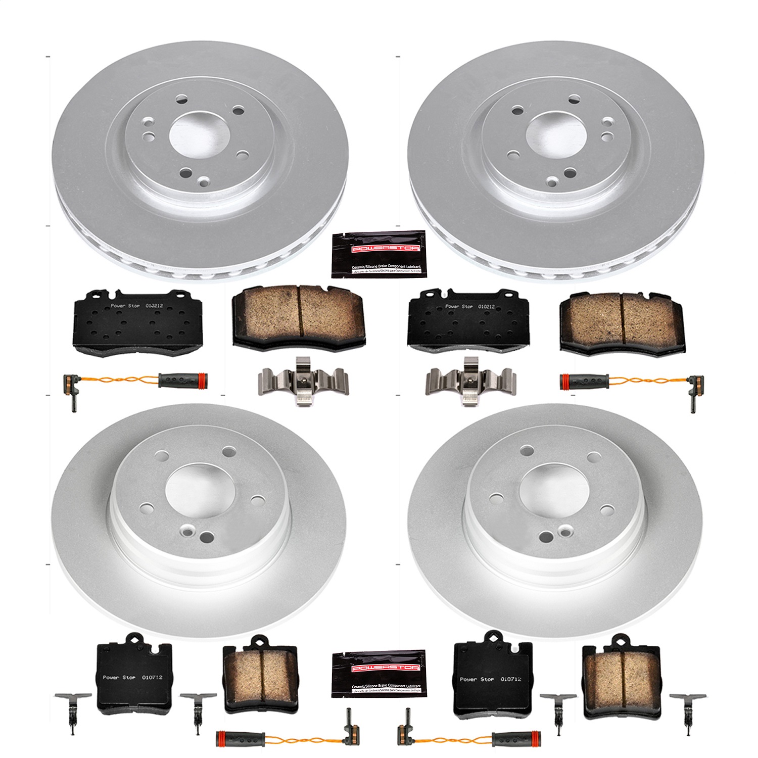 Power Stop - CRK2791 - Front and Rear - Disc Brake Pad and Rotor Kit