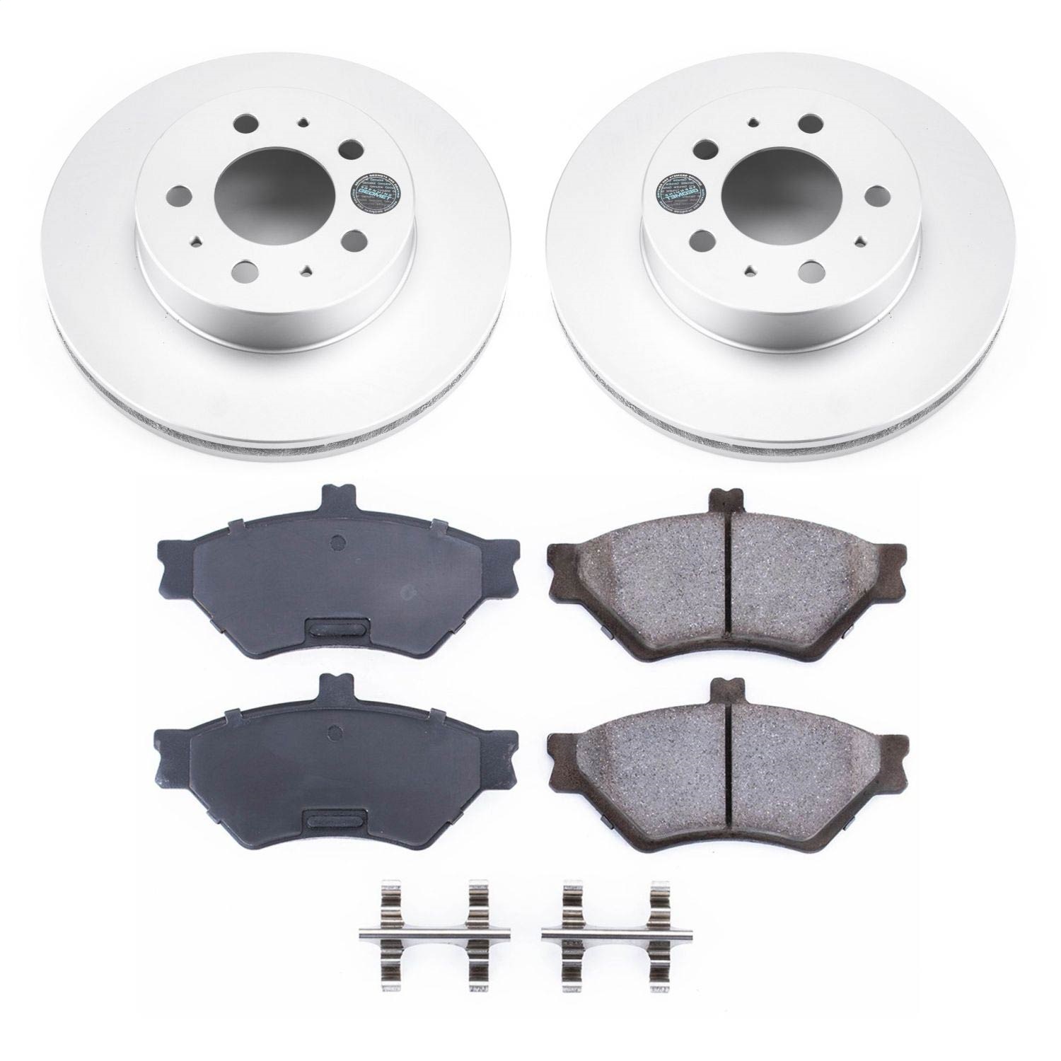 Power Stop - CRK2917 - Front - Disc Brake Pad and Rotor Kit