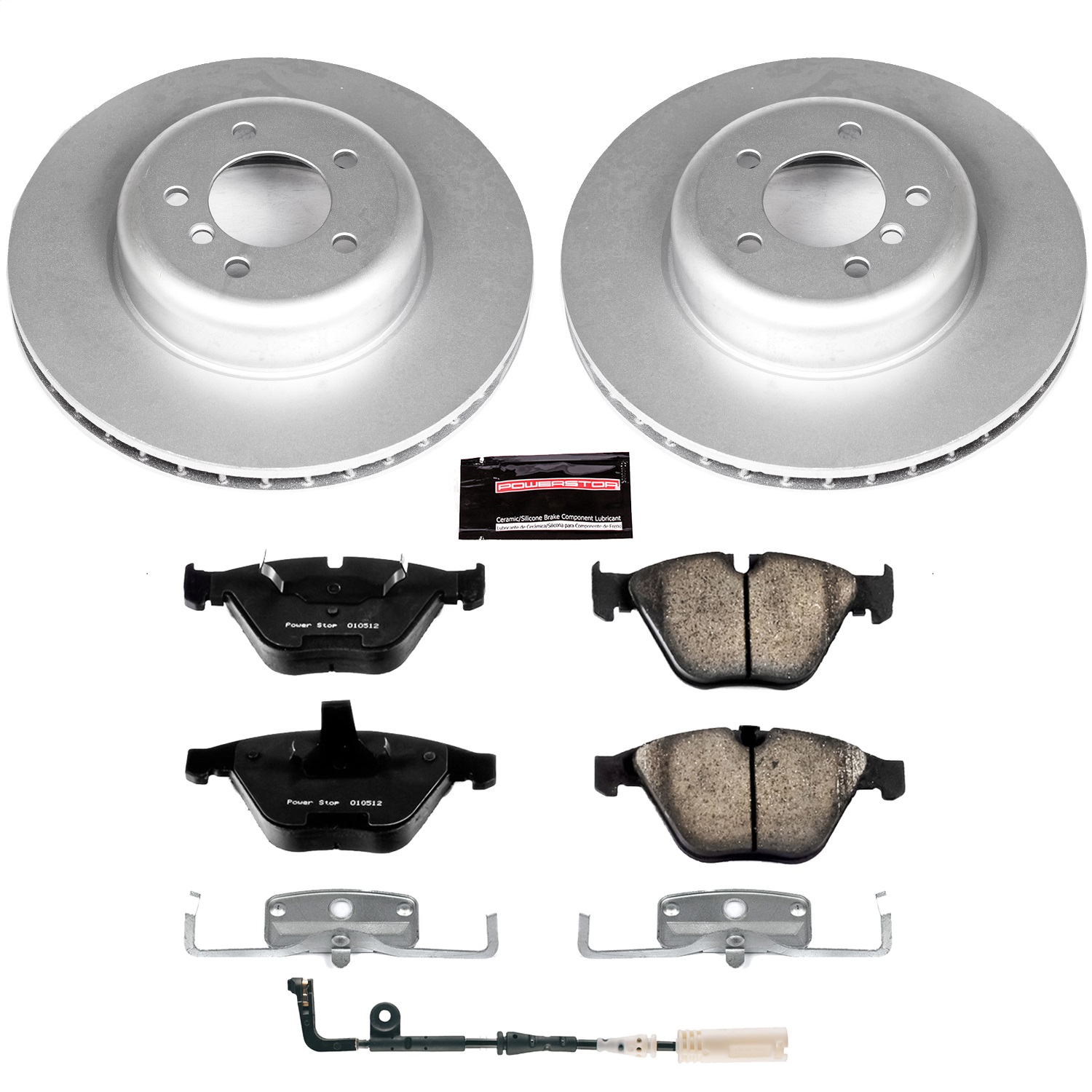 Power Stop - CRK2918 - Front - Disc Brake Pad and Rotor Kit