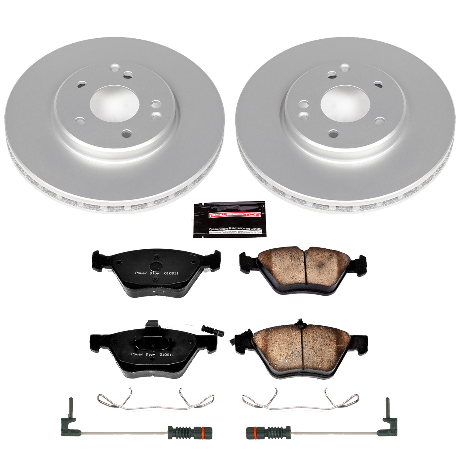 Power Stop - CRK2926 - Front - Disc Brake Pad and Rotor Kit