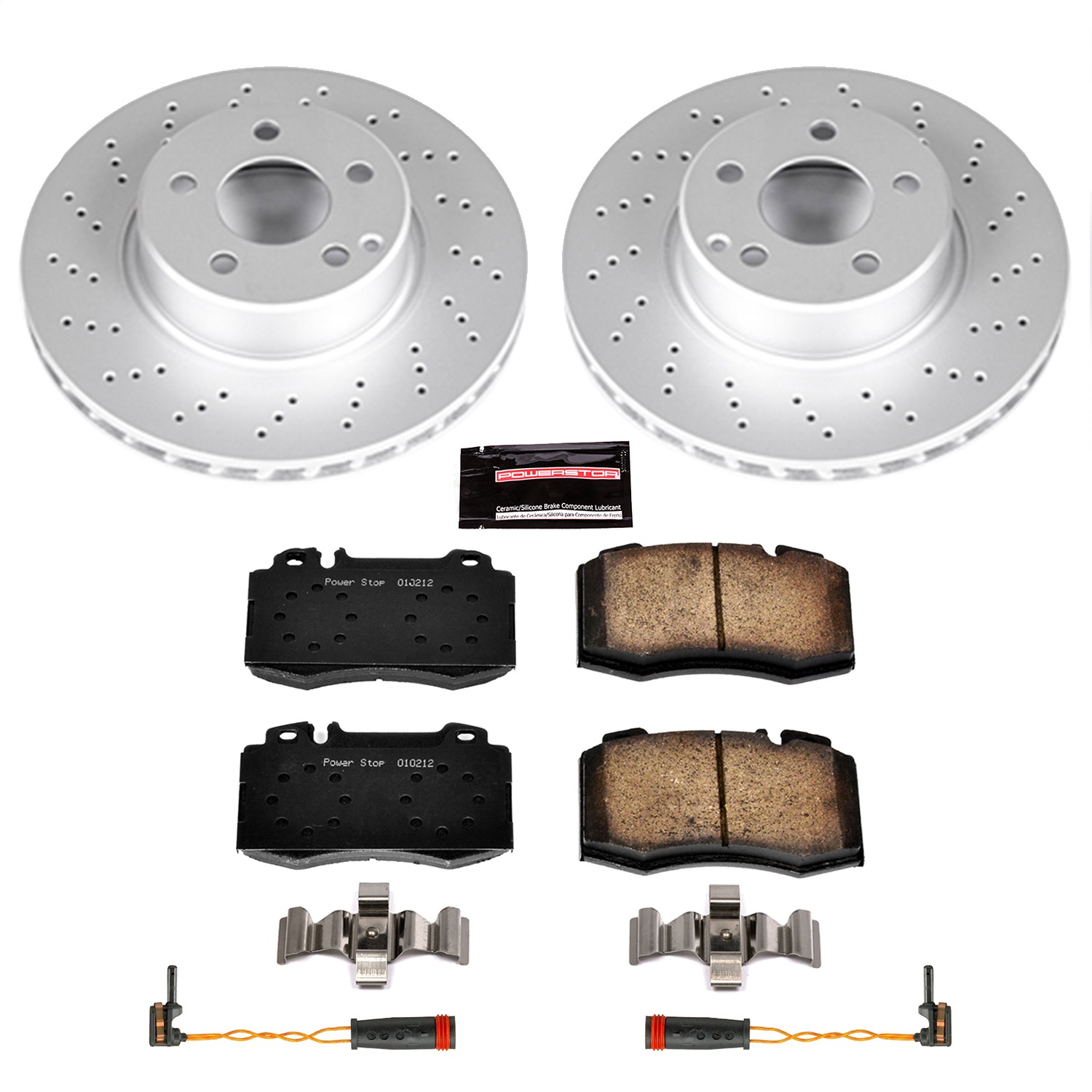 Power Stop - CRK2932 - Front - Disc Brake Pad and Rotor Kit