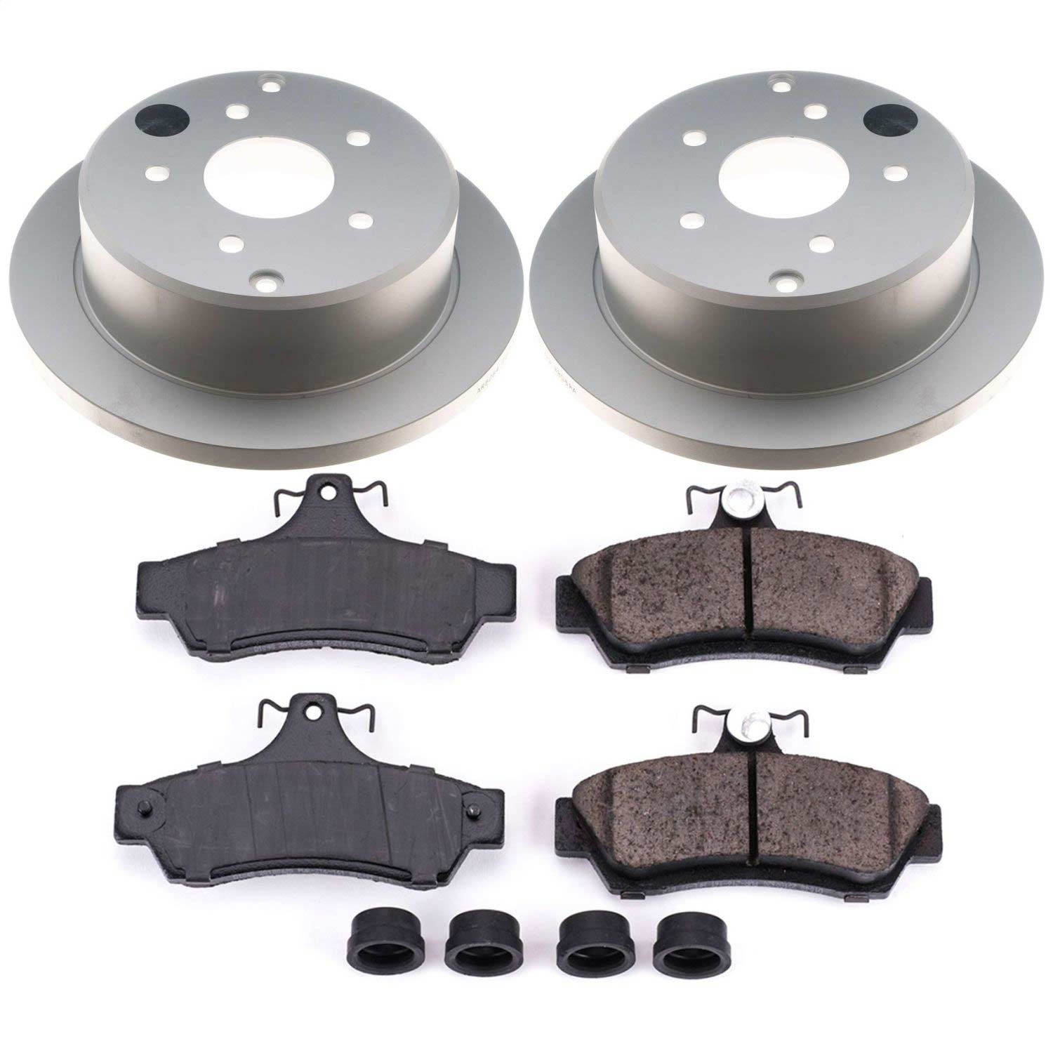 Power Stop - CRK2935 - Rear - Disc Brake Pad and Rotor Kit