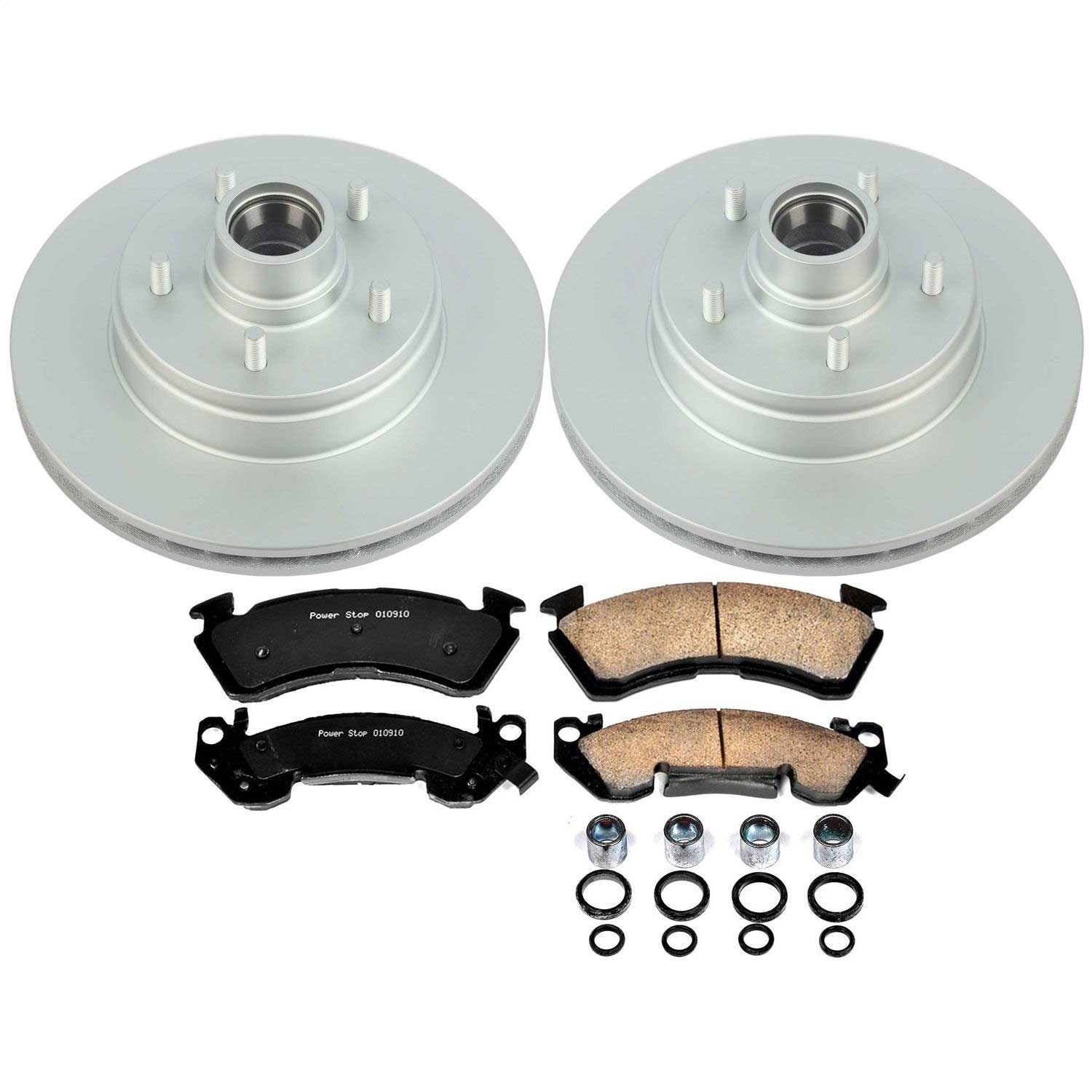 Power Stop - CRK2937 - Front - Disc Brake Pad and Rotor Kit