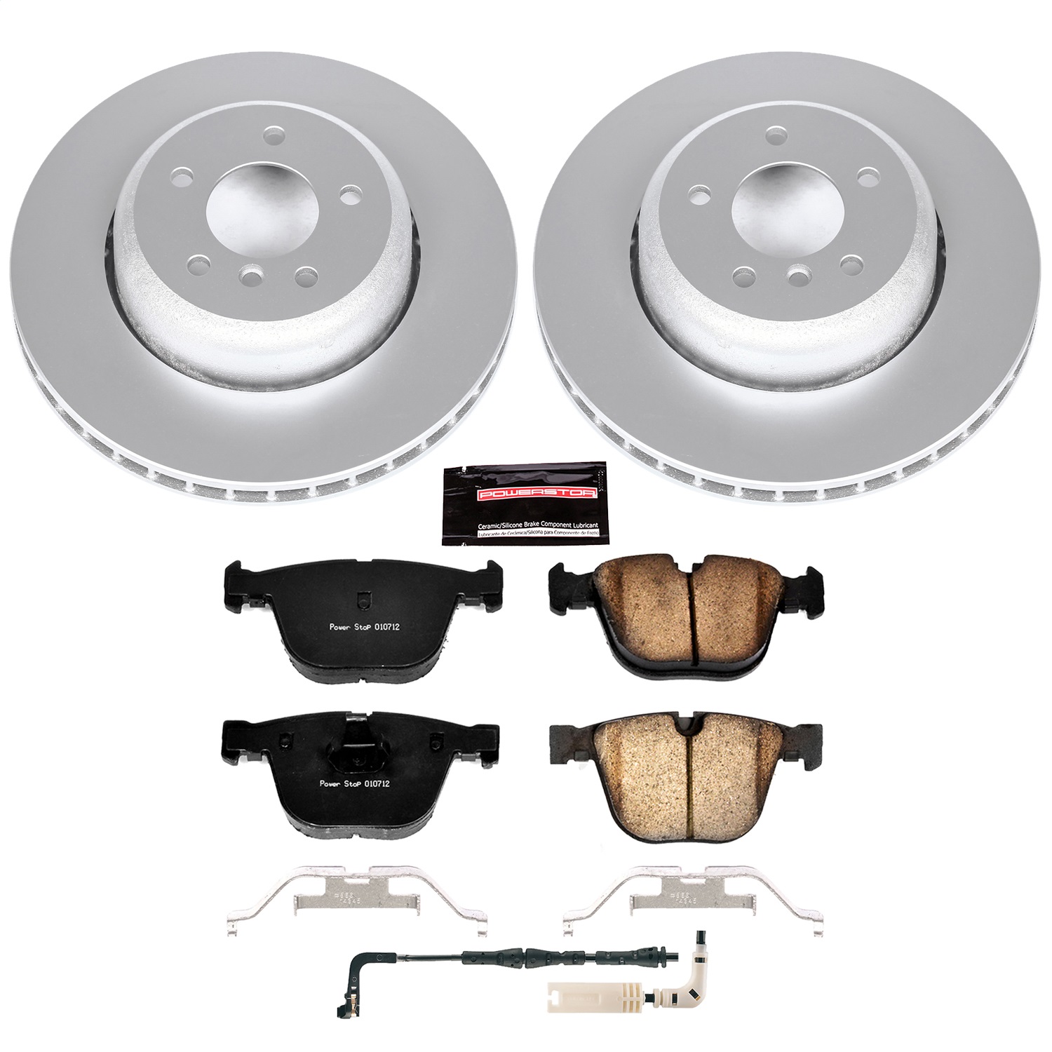Power Stop - CRK2940 - Rear - Disc Brake Pad and Rotor Kit