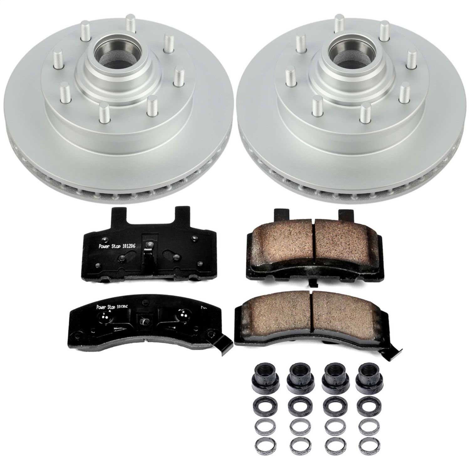 Power Stop - CRK2947 - Front - Disc Brake Pad and Rotor Kit
