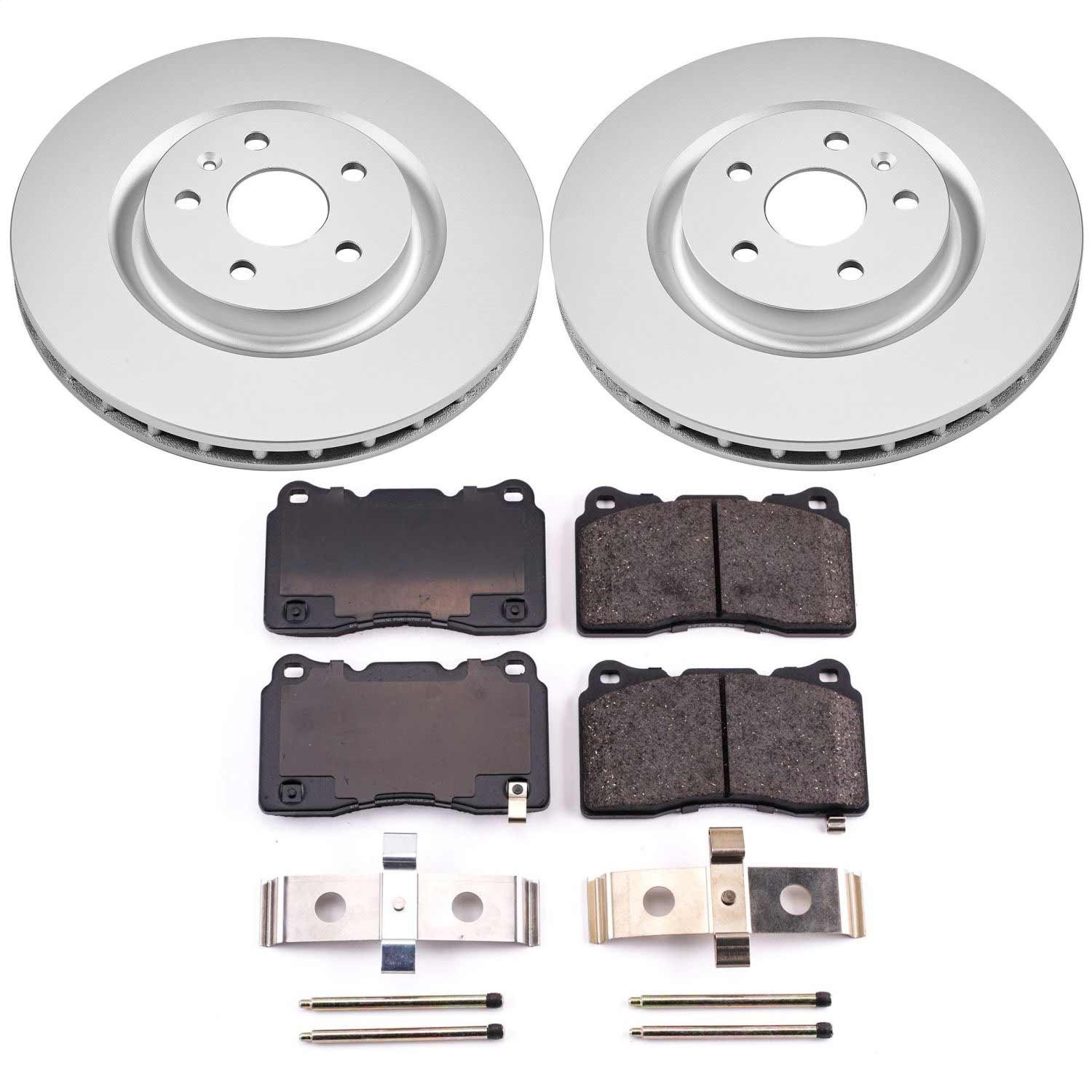 Power Stop - CRK2948 - Front - Disc Brake Pad and Rotor Kit