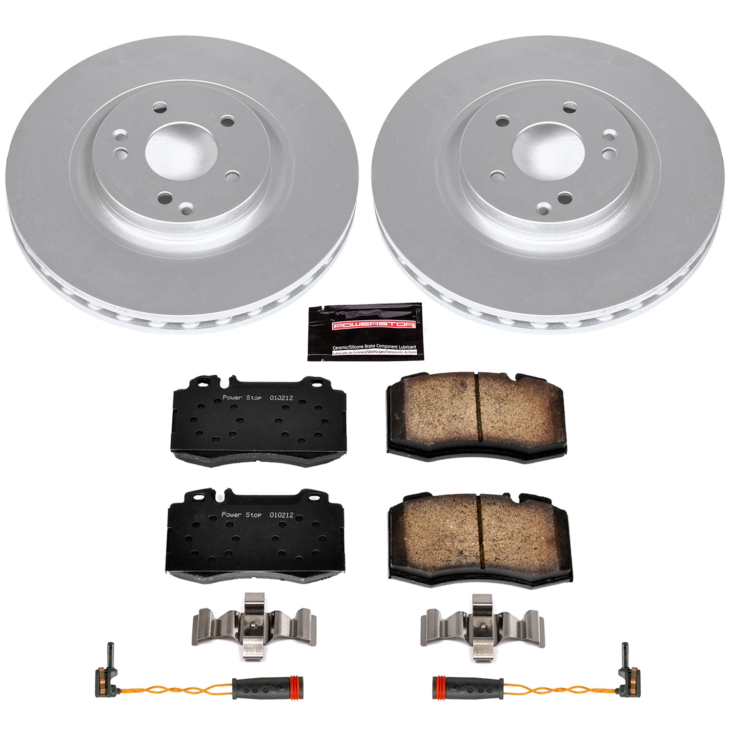 Power Stop - CRK2950 - Front - Disc Brake Pad and Rotor Kit