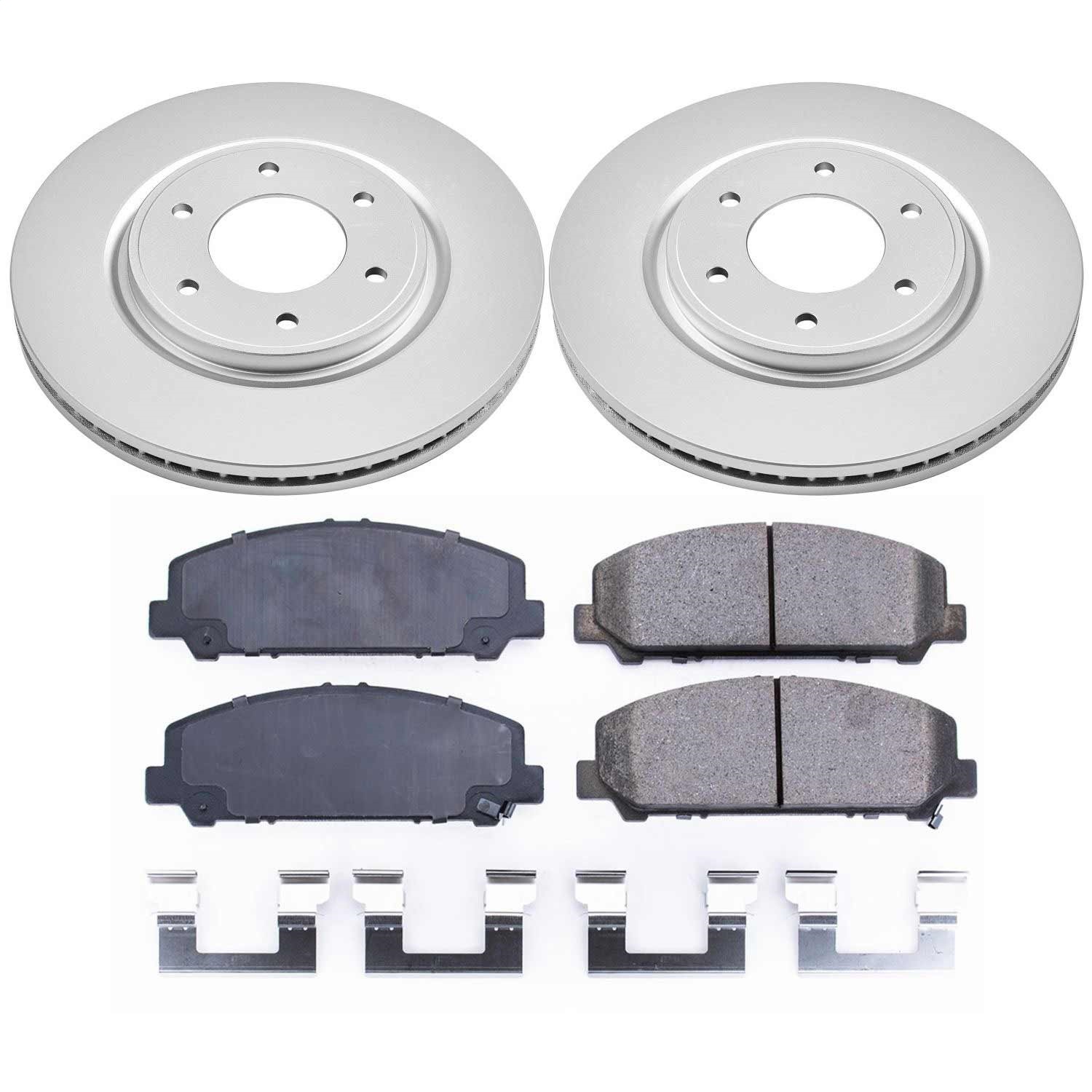 Power Stop - CRK2961 - Front - Disc Brake Pad and Rotor Kit
