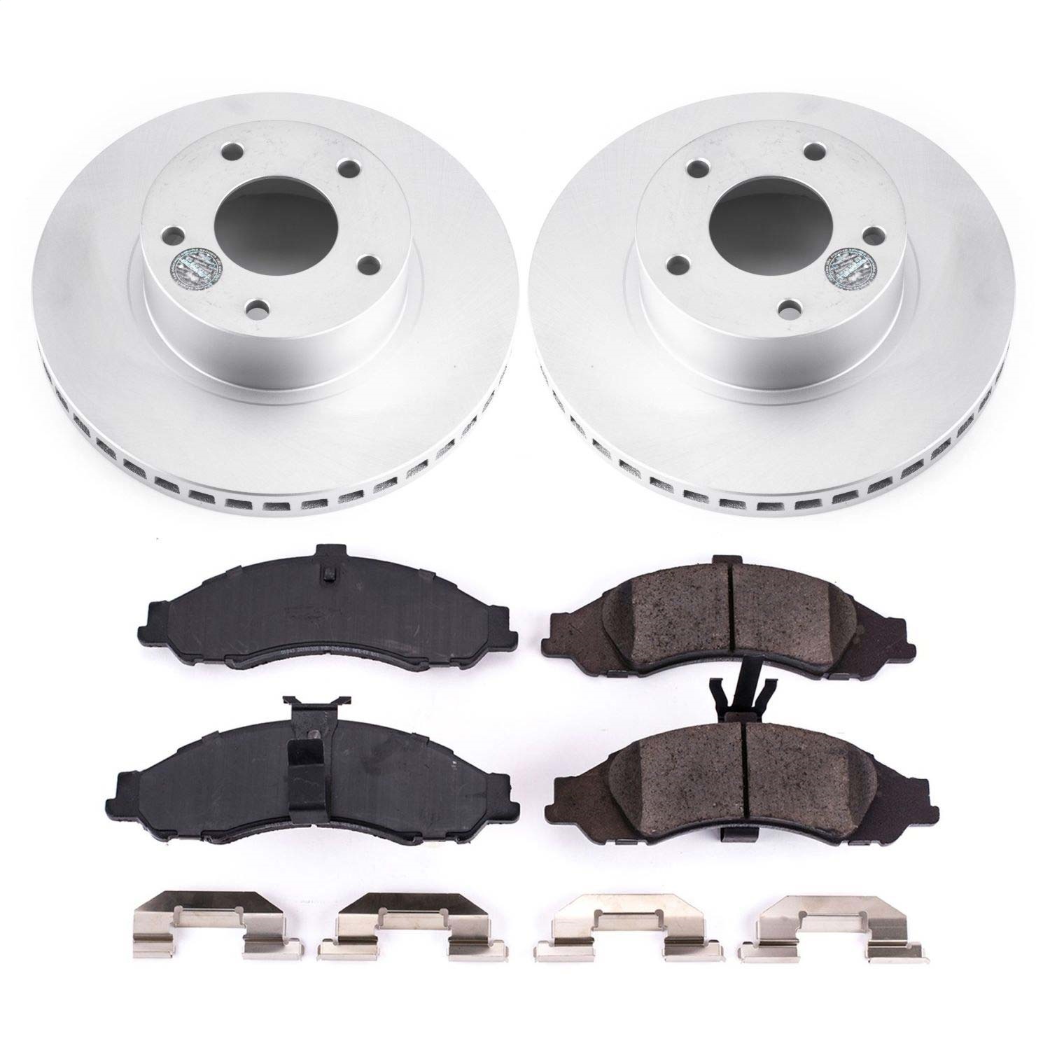Power Stop - CRK2965 - Front - Disc Brake Pad and Rotor Kit