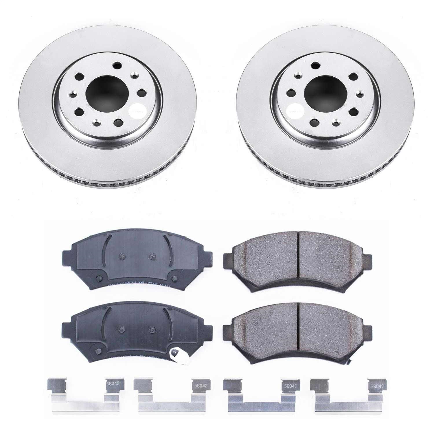 Power Stop - CRK2975 - Front - Disc Brake Pad and Rotor Kit
