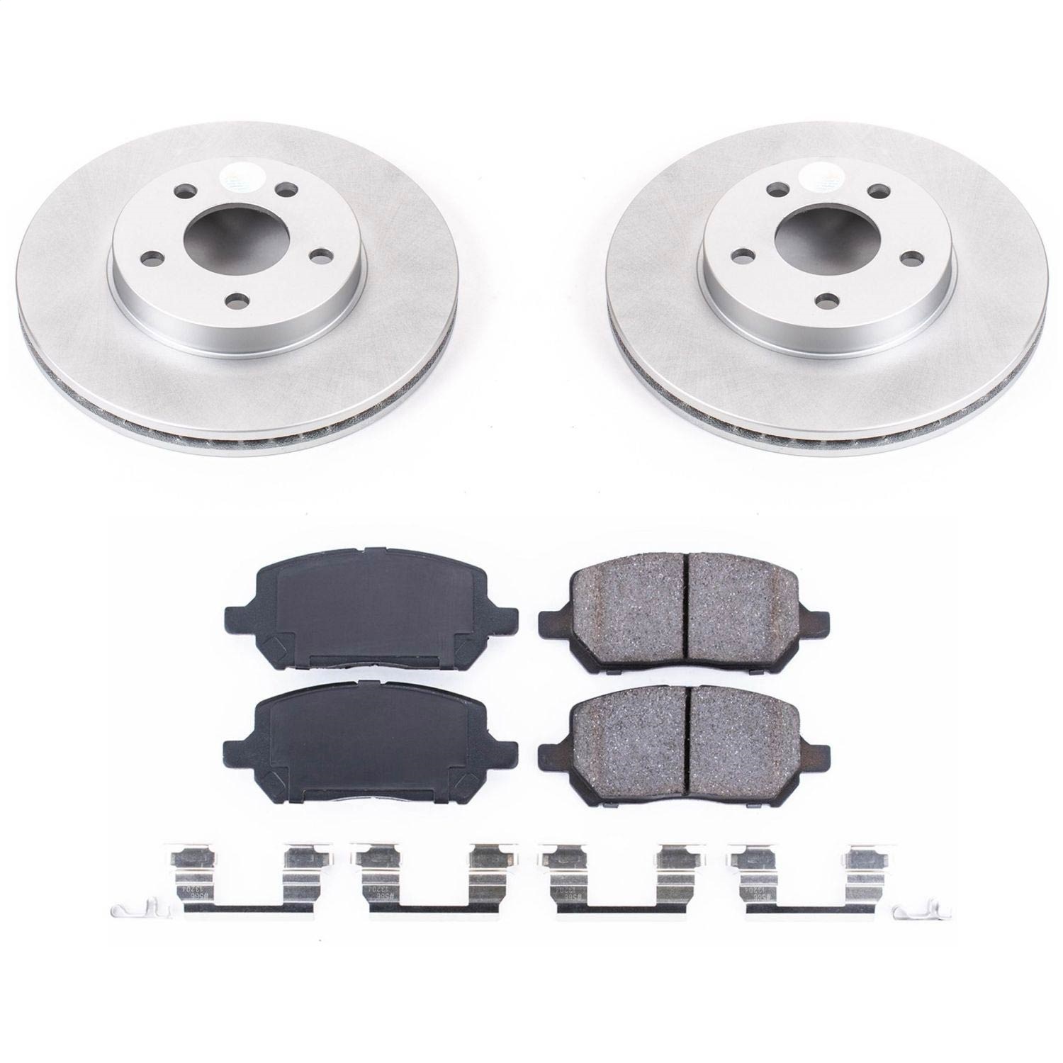 Power Stop - CRK2983 - Front - Disc Brake Pad and Rotor Kit