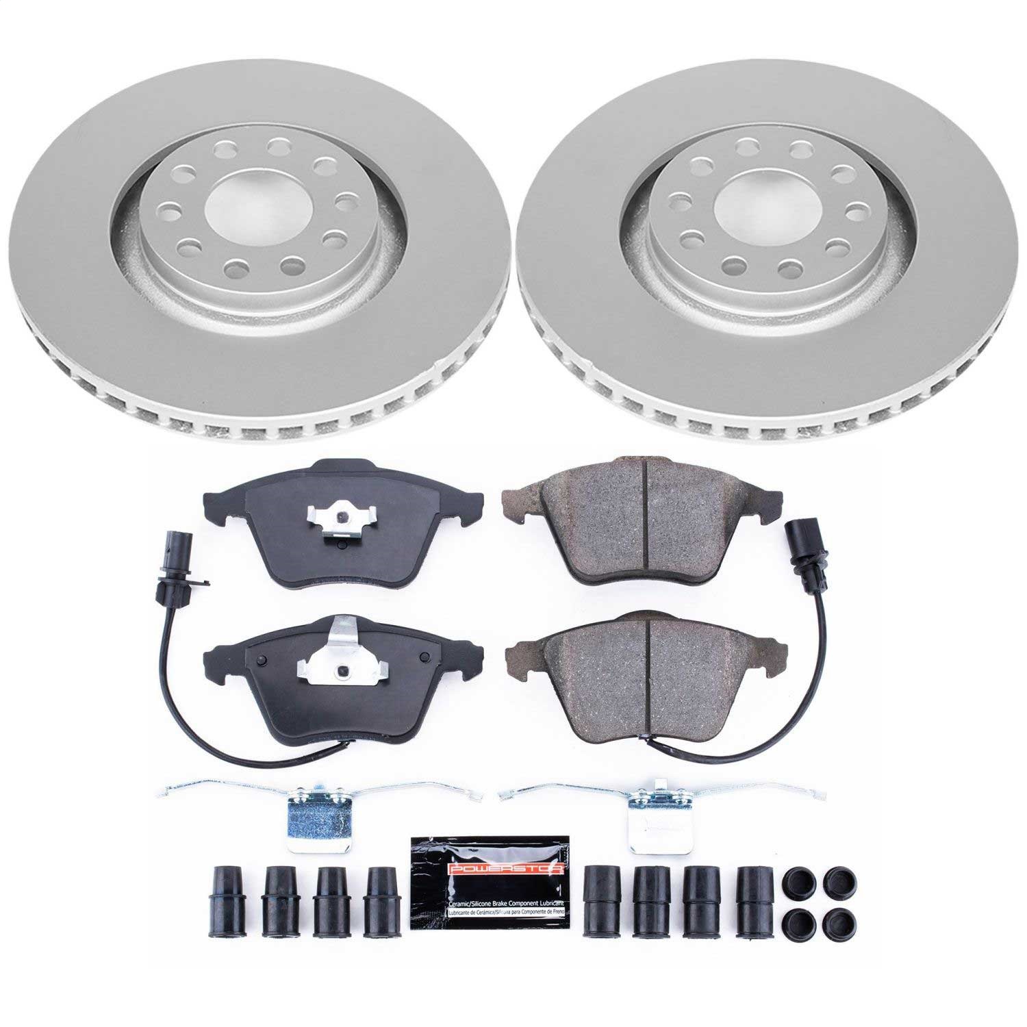 Power Stop - CRK2990 - Front - Disc Brake Pad and Rotor Kit