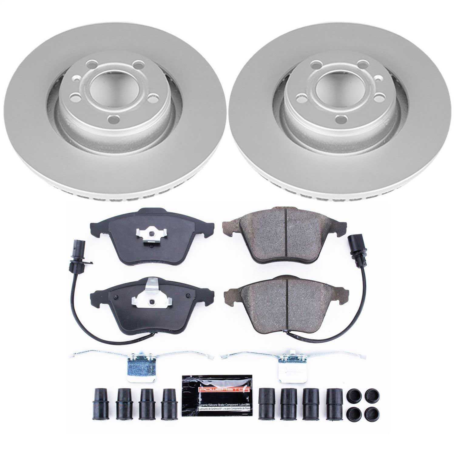 Power Stop - CRK2993 - Front - Disc Brake Pad and Rotor Kit