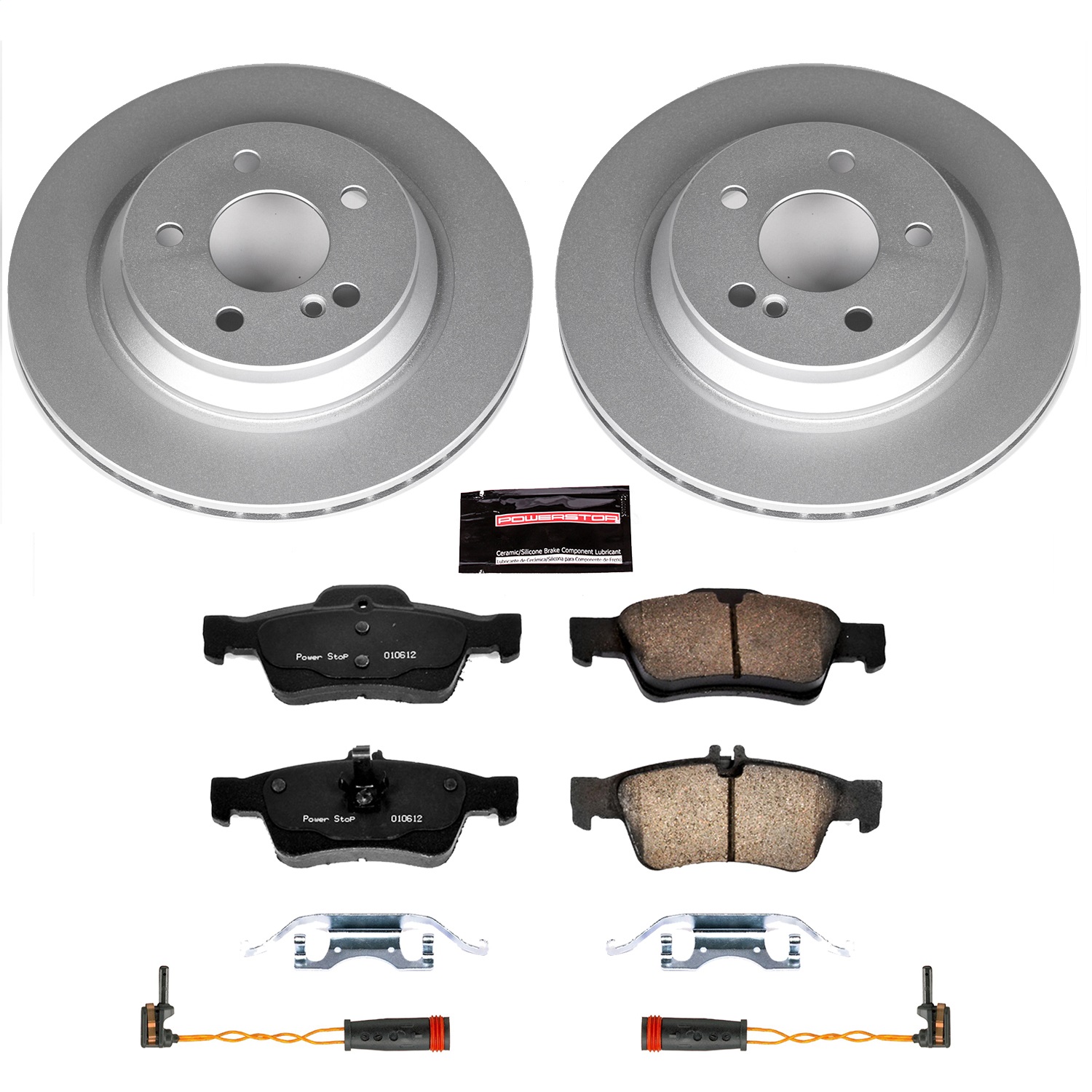 Power Stop - CRK2998 - Rear - Disc Brake Pad and Rotor Kit