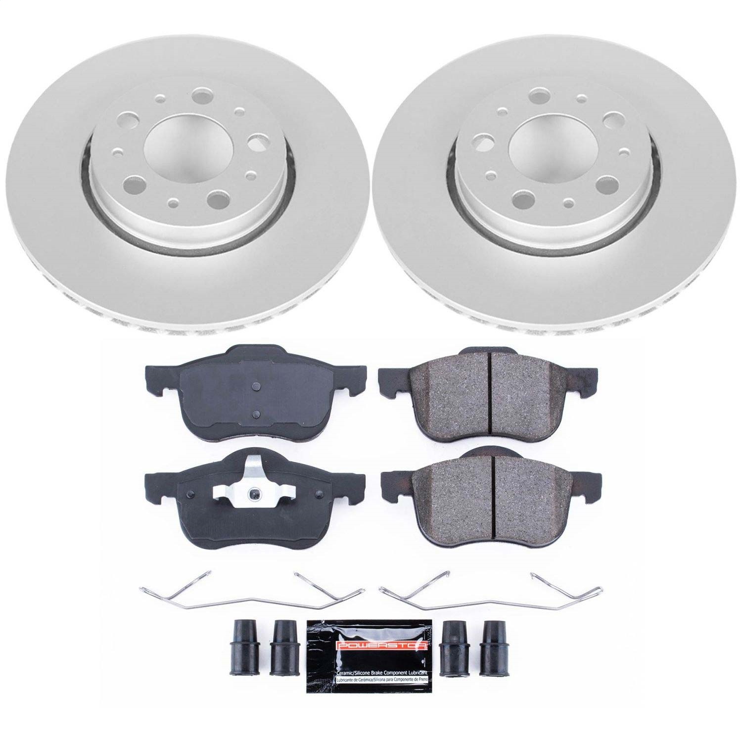 Power Stop - CRK3004 - Front - Disc Brake Pad and Rotor Kit