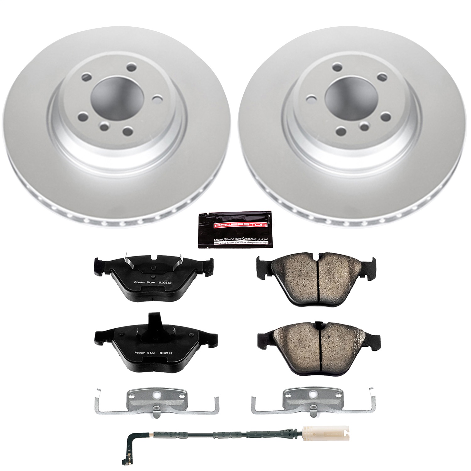 Power Stop - CRK3015 - Front - Disc Brake Pad and Rotor Kit