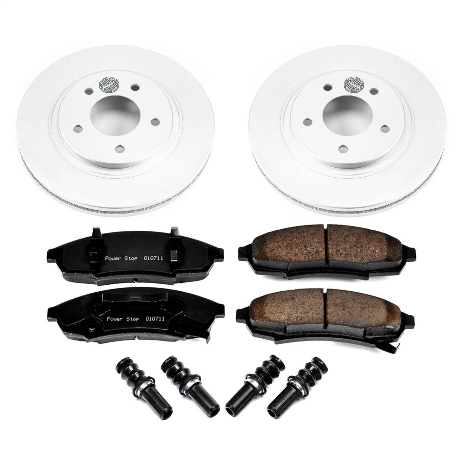 Power Stop - CRK3018 - Front - Disc Brake Pad and Rotor Kit
