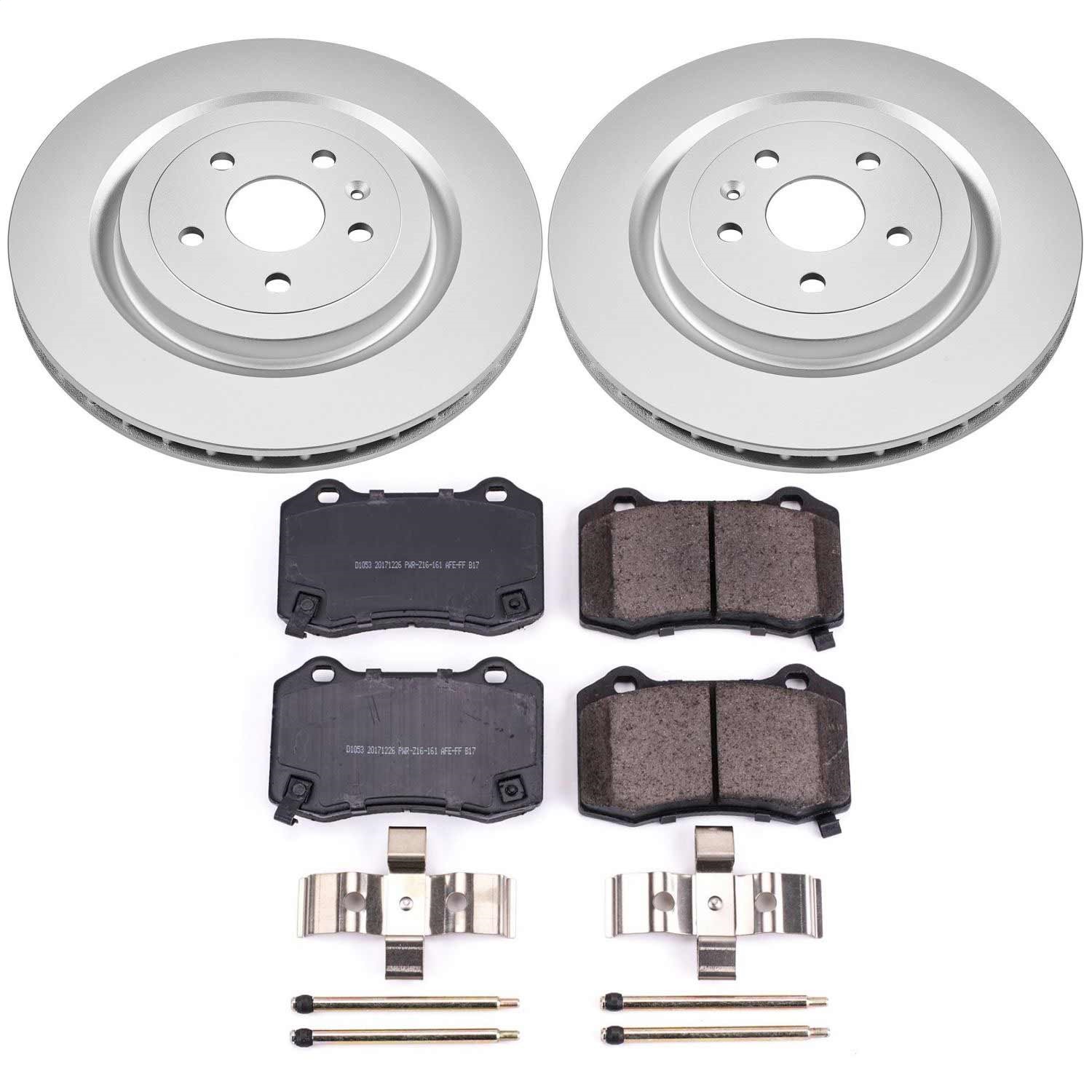 Power Stop - CRK3019 - Rear - Disc Brake Pad and Rotor Kit