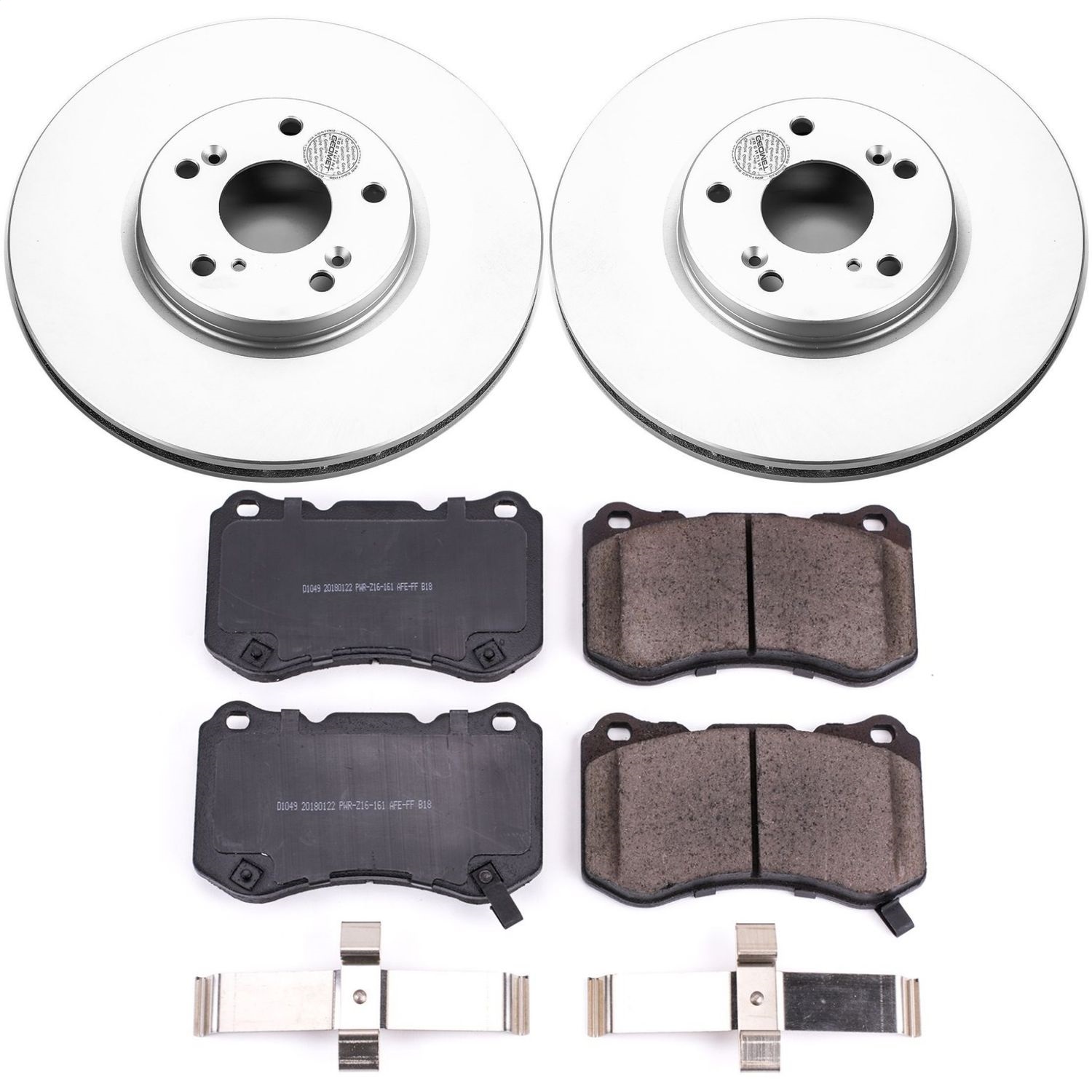 Power Stop - CRK3029 - Front - Disc Brake Pad and Rotor Kit