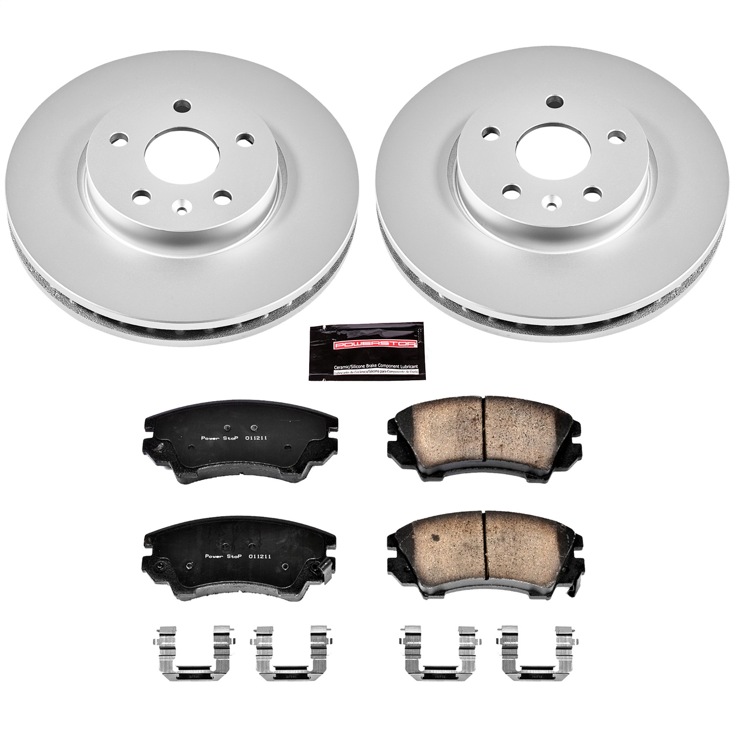 Power Stop - CRK3031 - Front - Disc Brake Pad and Rotor Kit