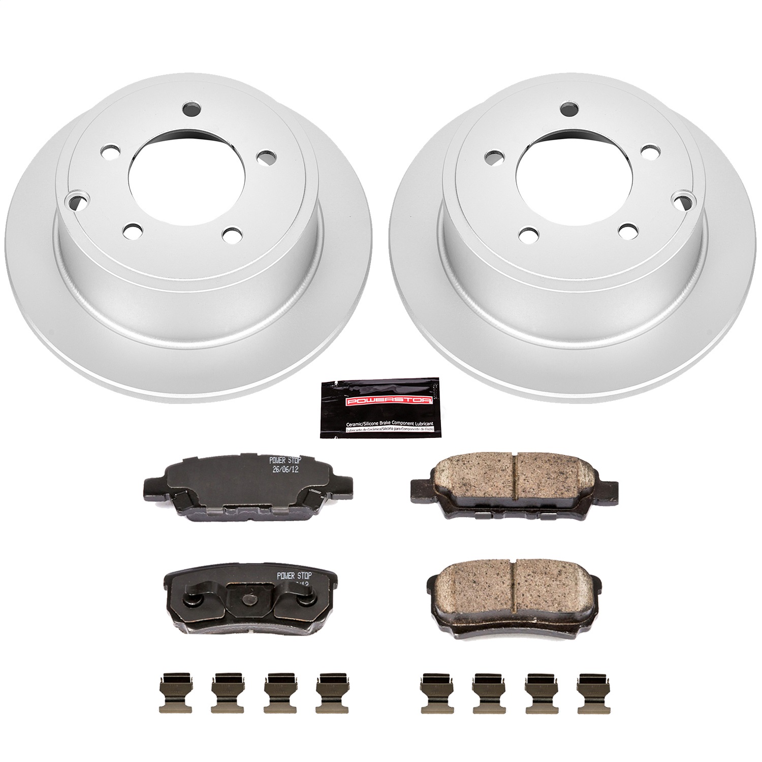 Power Stop - CRK3033 - Rear - Disc Brake Pad and Rotor Kit