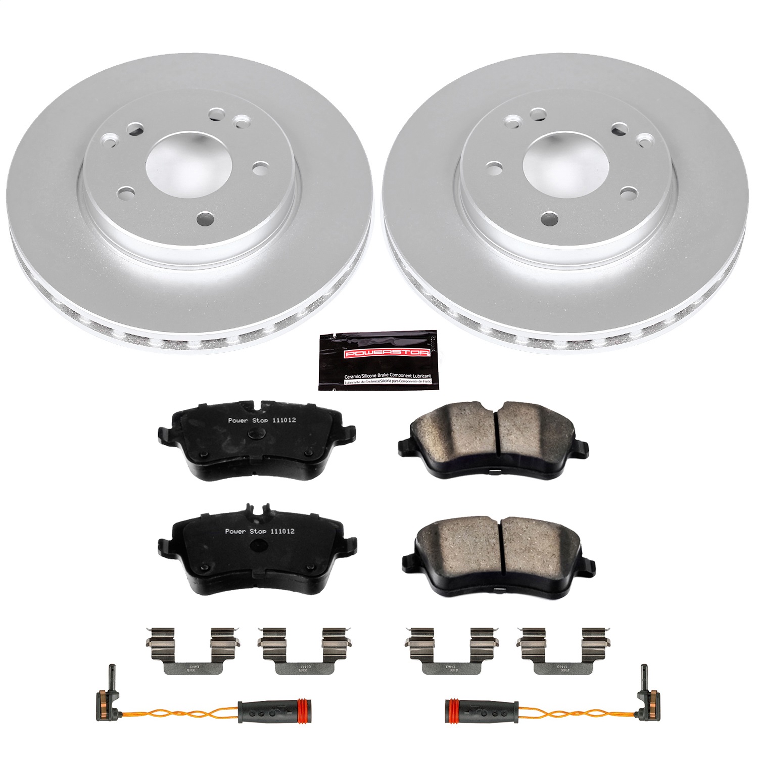 Power Stop - CRK3048 - Front - Disc Brake Pad and Rotor Kit