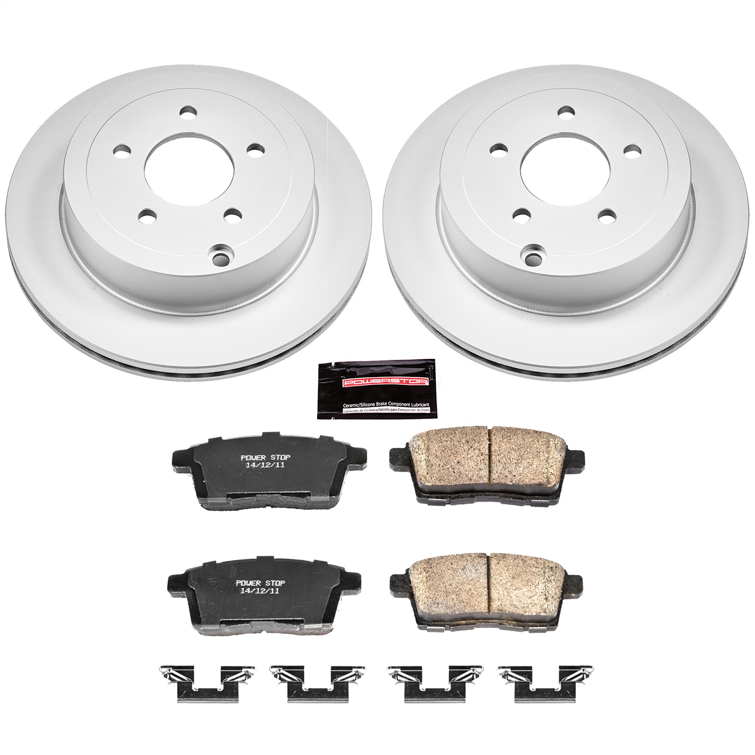 Power Stop - CRK3060 - Rear - Disc Brake Pad and Rotor Kit