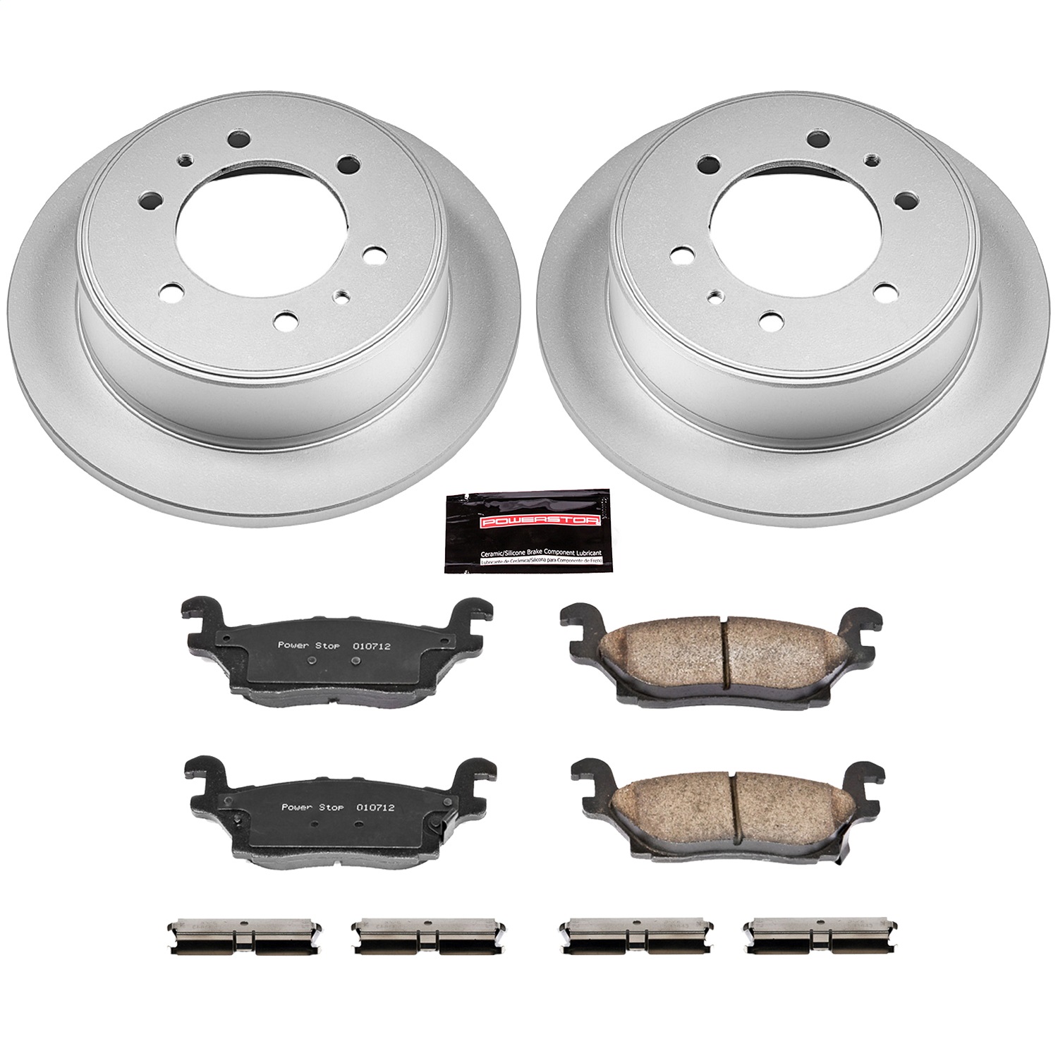Power Stop - CRK3067 - Rear - Disc Brake Pad and Rotor Kit