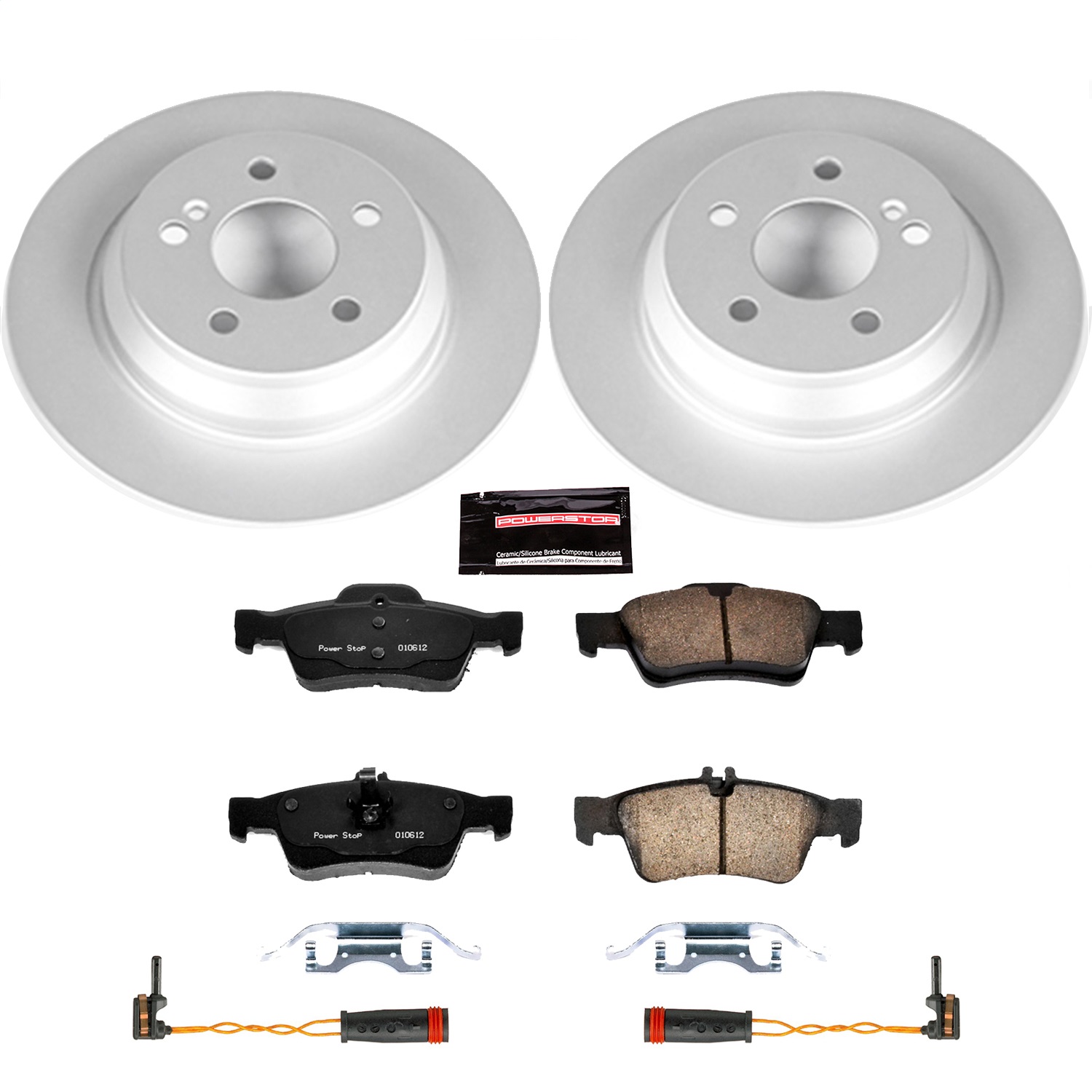 Power Stop - CRK3069 - Rear - Disc Brake Pad and Rotor Kit