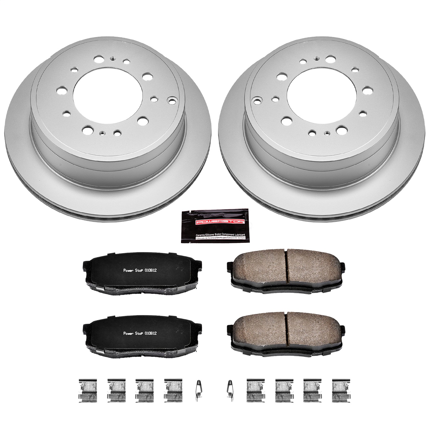 Power Stop - CRK3073 - Rear - Disc Brake Pad and Rotor Kit