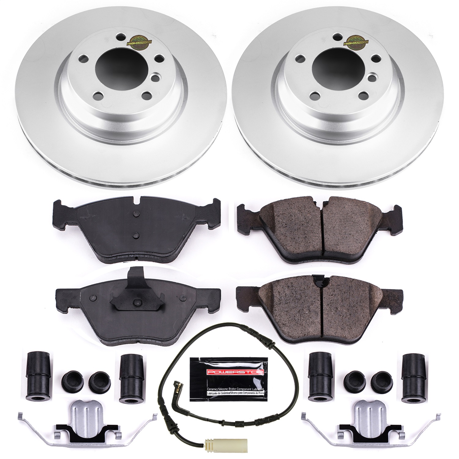 Power Stop - CRK3077 - Front - Disc Brake Pad and Rotor Kit