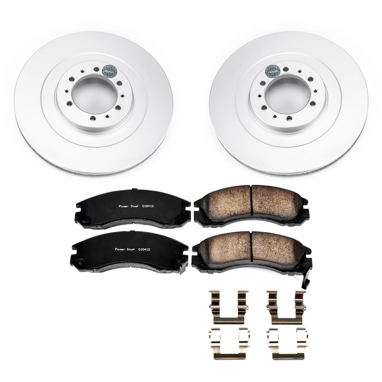 Power Stop - CRK3091 - Front - Disc Brake Pad and Rotor Kit