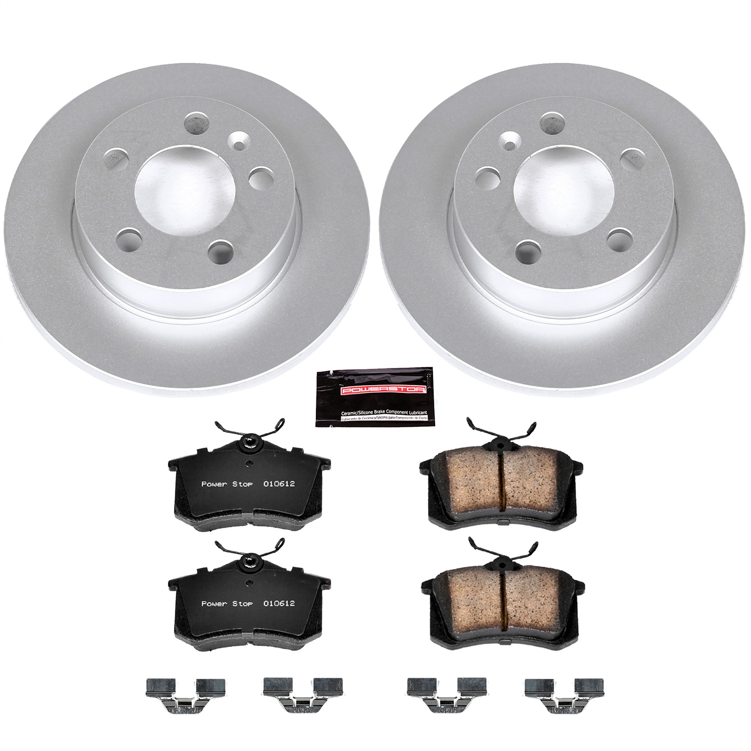 Power Stop - CRK3093 - Rear - Disc Brake Pad and Rotor Kit