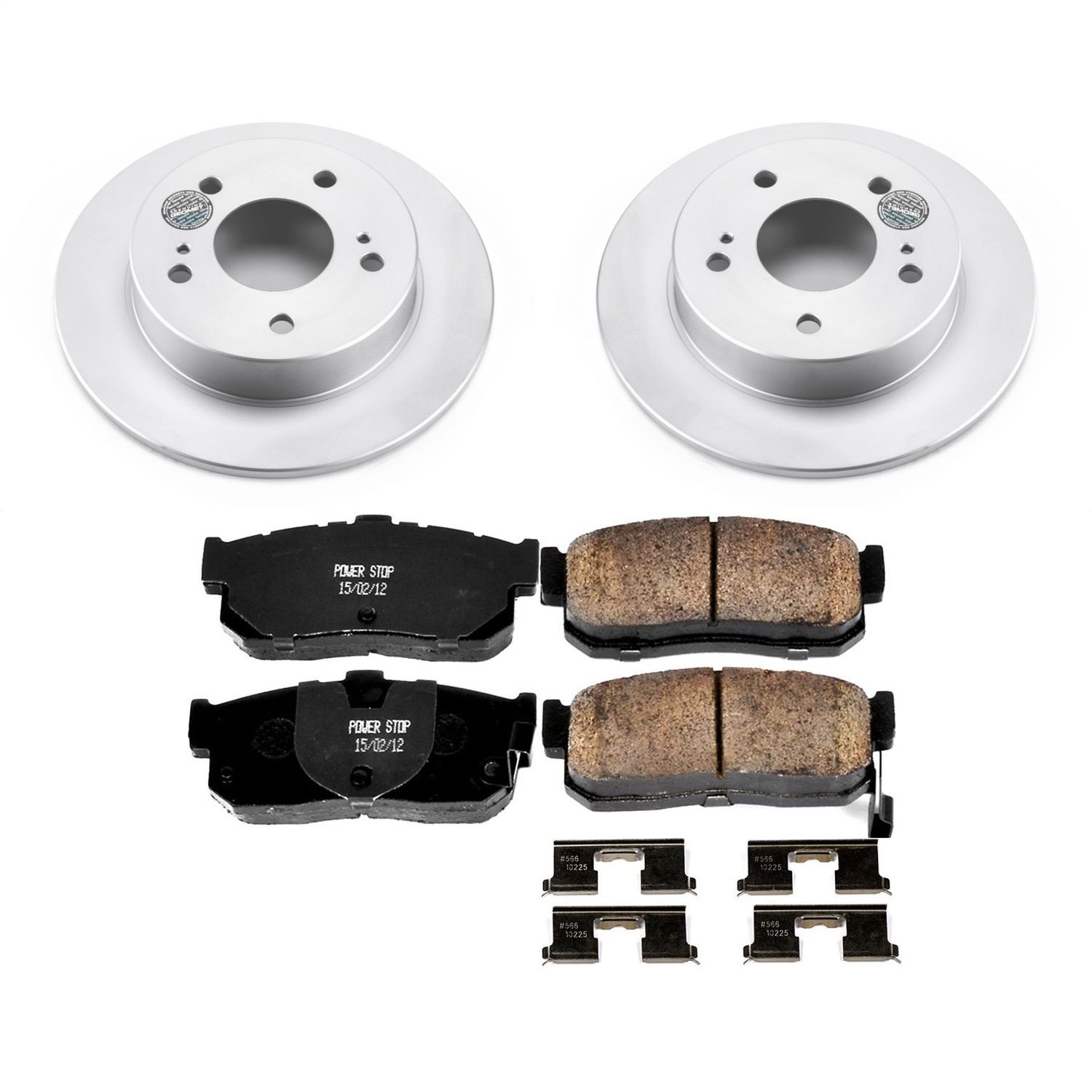 Power Stop - CRK3099 - Rear - Disc Brake Pad and Rotor Kit