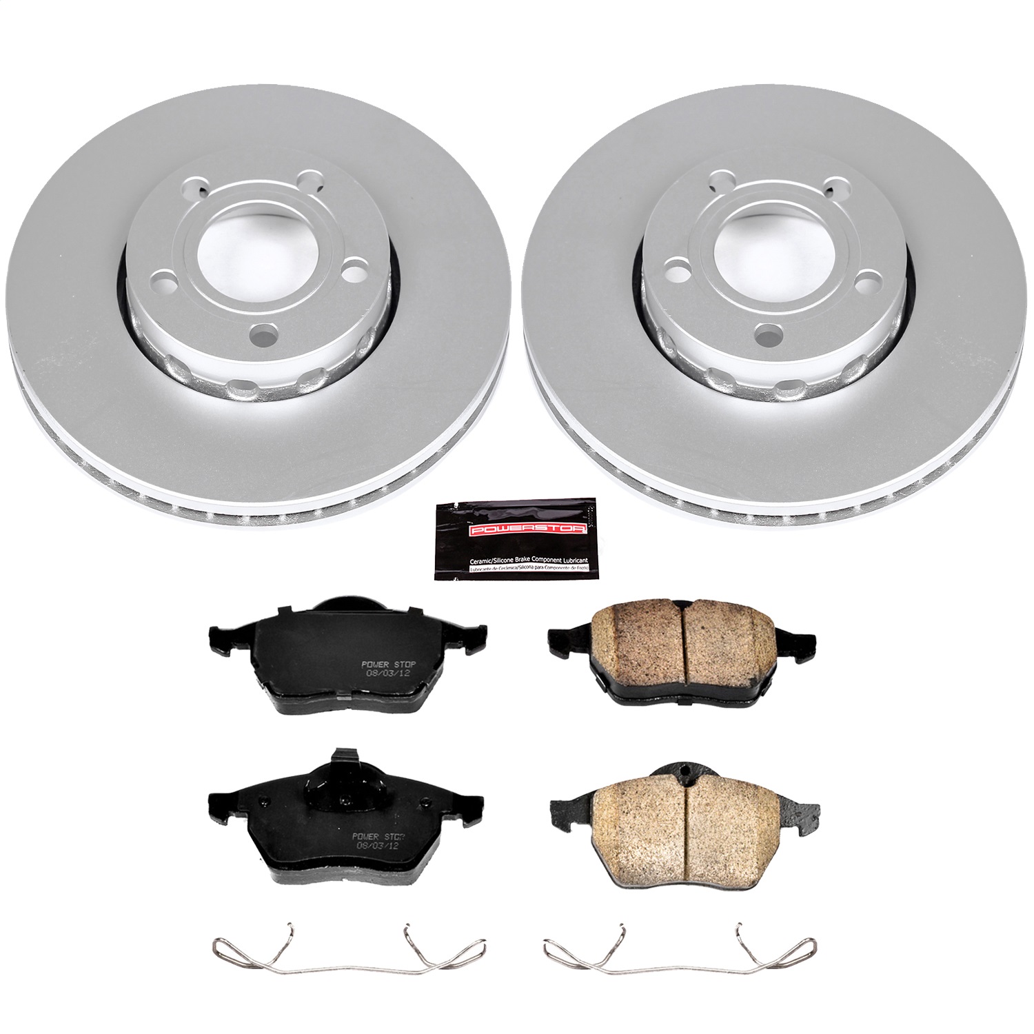 Power Stop - CRK3103 - Front - Disc Brake Pad and Rotor Kit