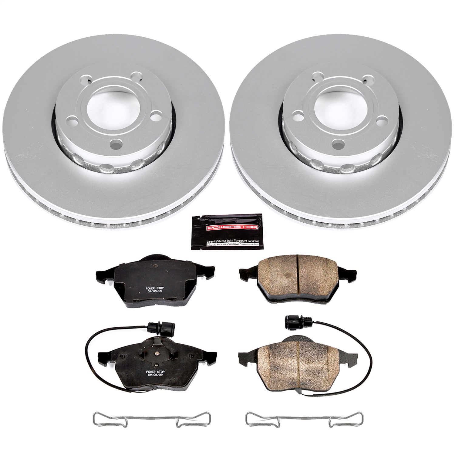 Power Stop - CRK3104 - Front - Disc Brake Pad and Rotor Kit