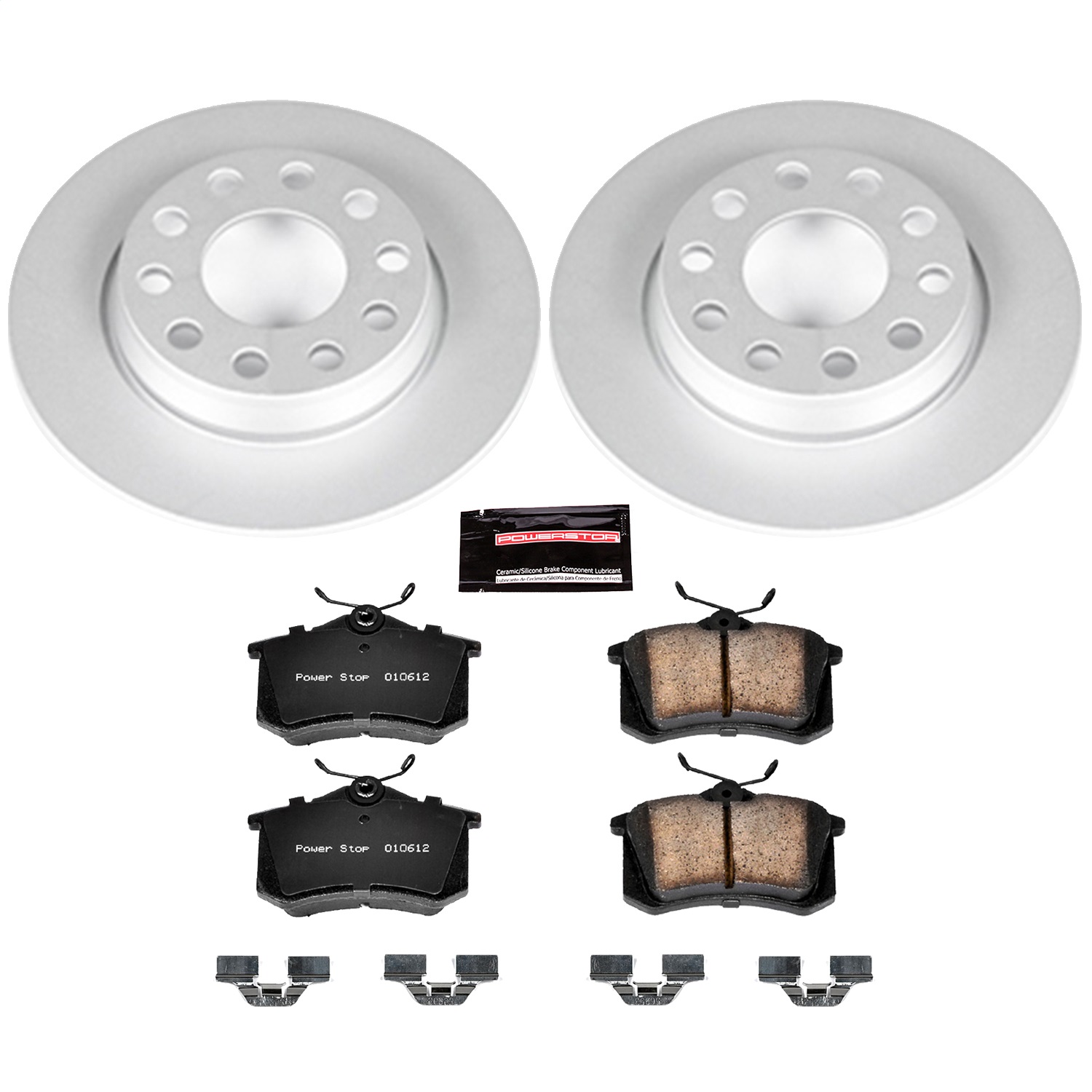 Power Stop - CRK3109 - Rear - Disc Brake Pad and Rotor Kit