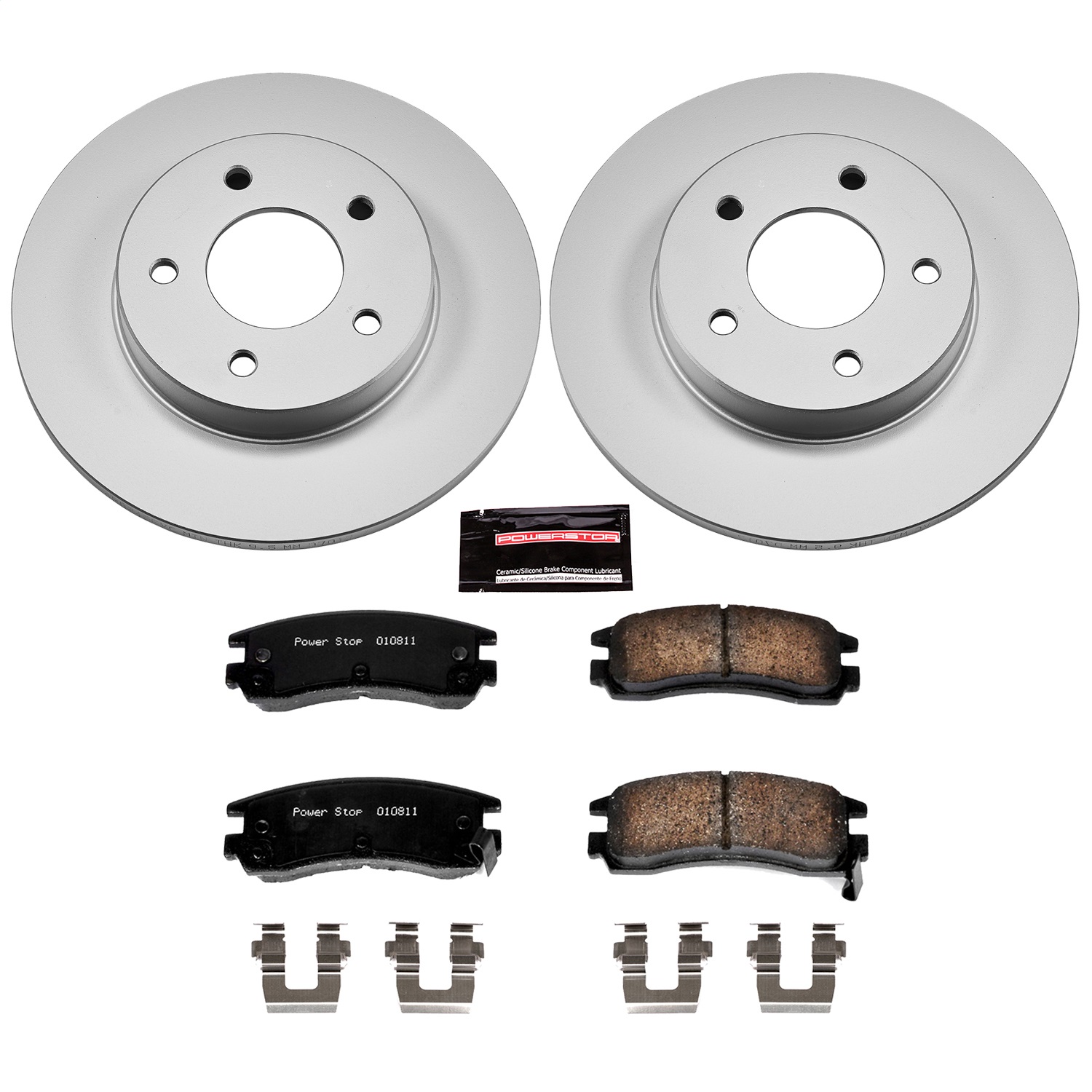 Power Stop - CRK3115 - Rear - Disc Brake Pad and Rotor Kit